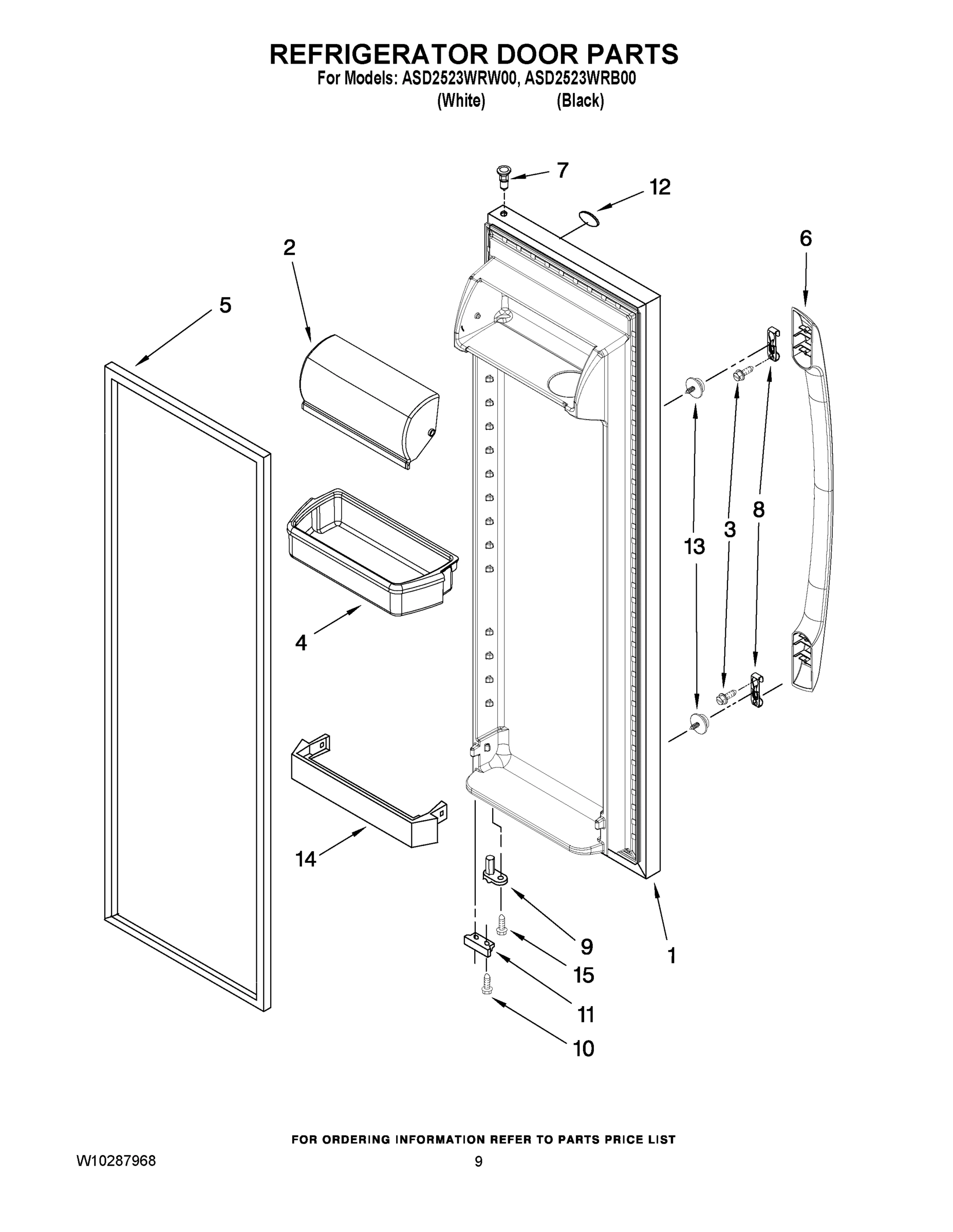 06 - REFRIGERATOR DOOR PARTS