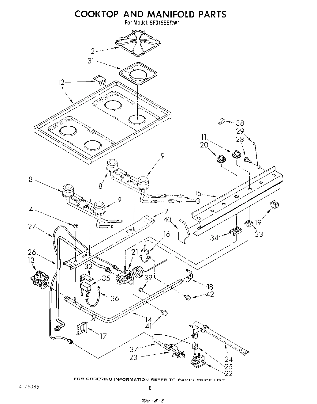 06 - COOKTOP AND MANIFOLD , LITERATURE AND OPTIONAL