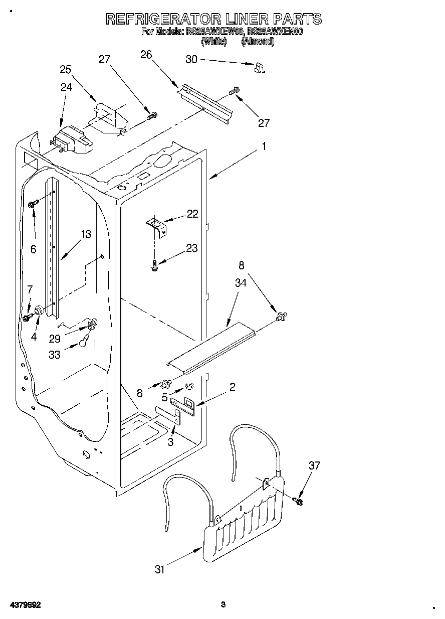 02 - REFRIGERATOR LINER