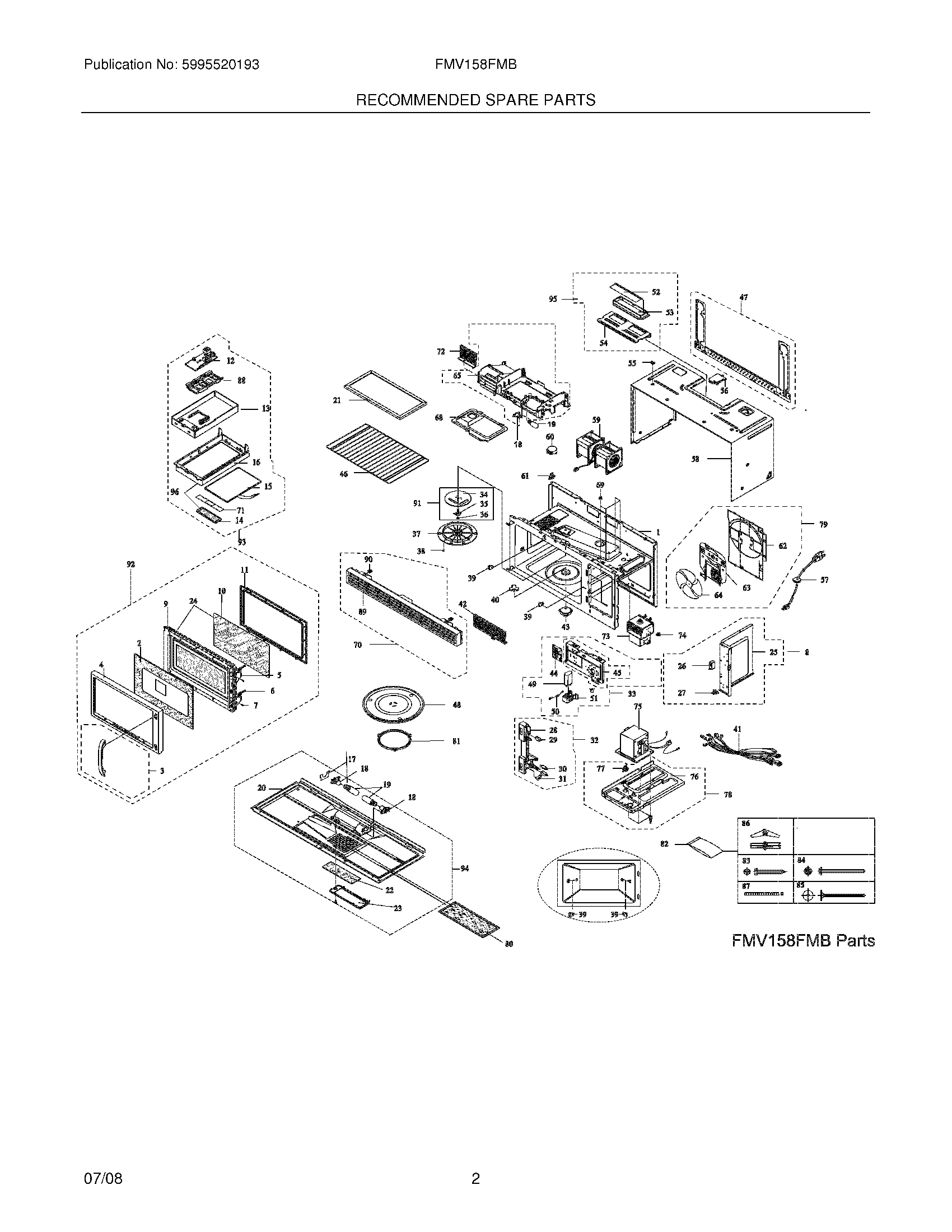 03 - RECOMMENDED SPARE PARTS