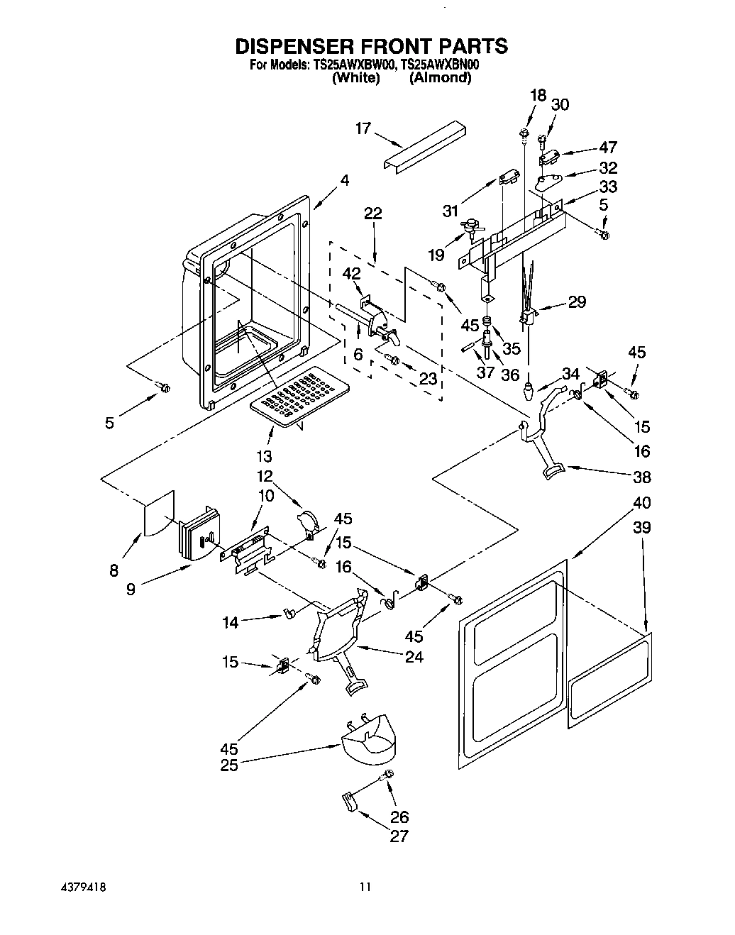 08 - DISPENSER FRONT