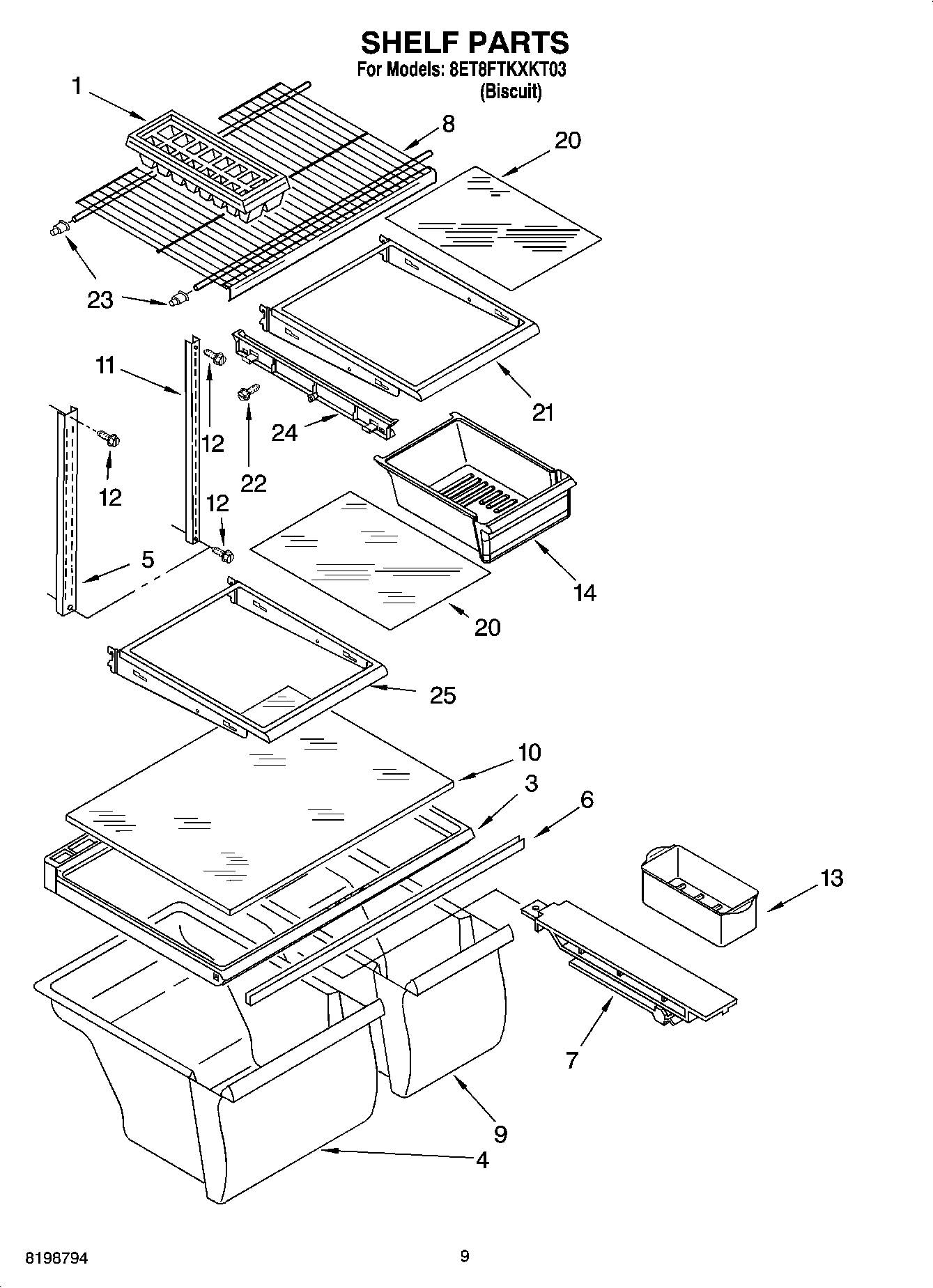 05 - SHELF PARTS, OPTIONAL PARTS