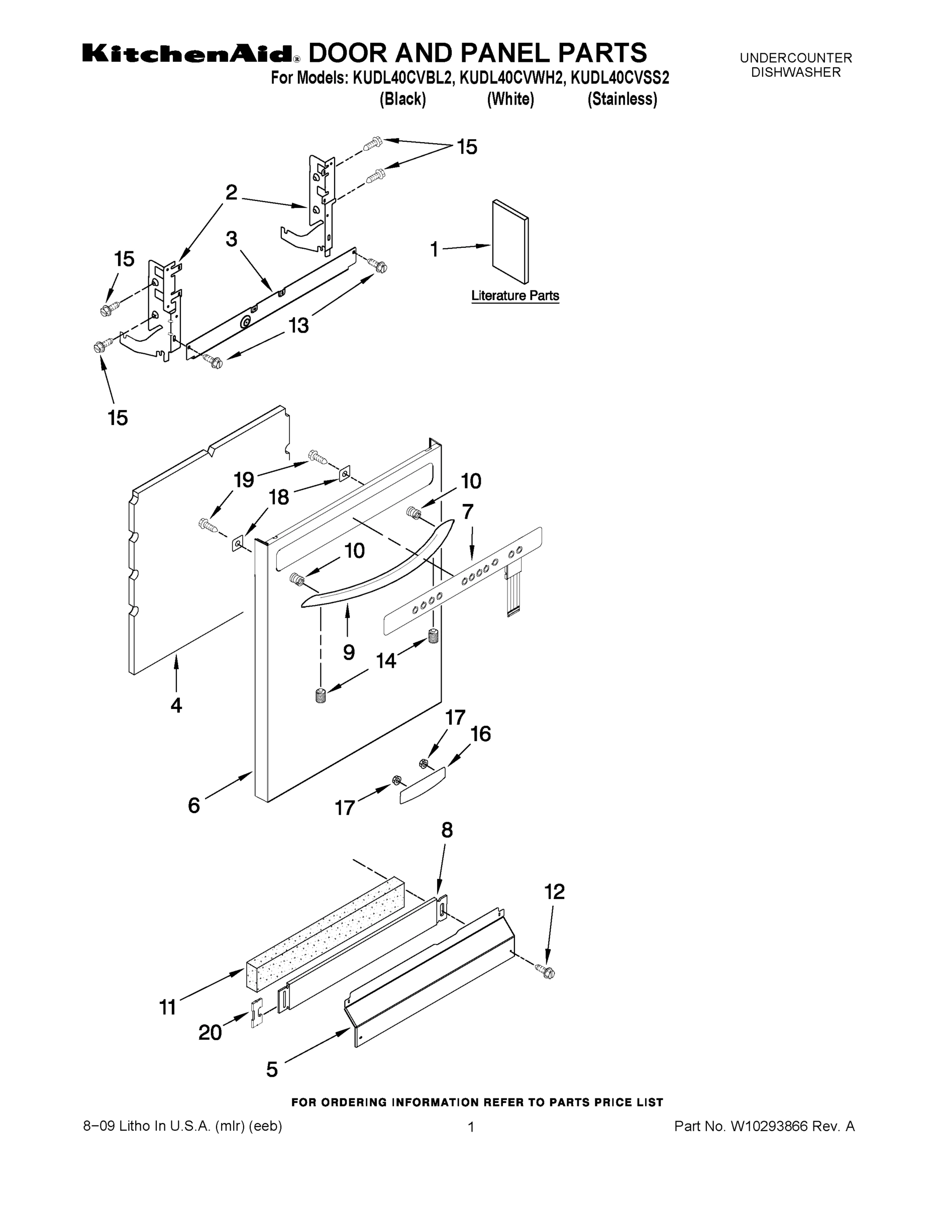 01 - DOOR AND PANEL PARTS