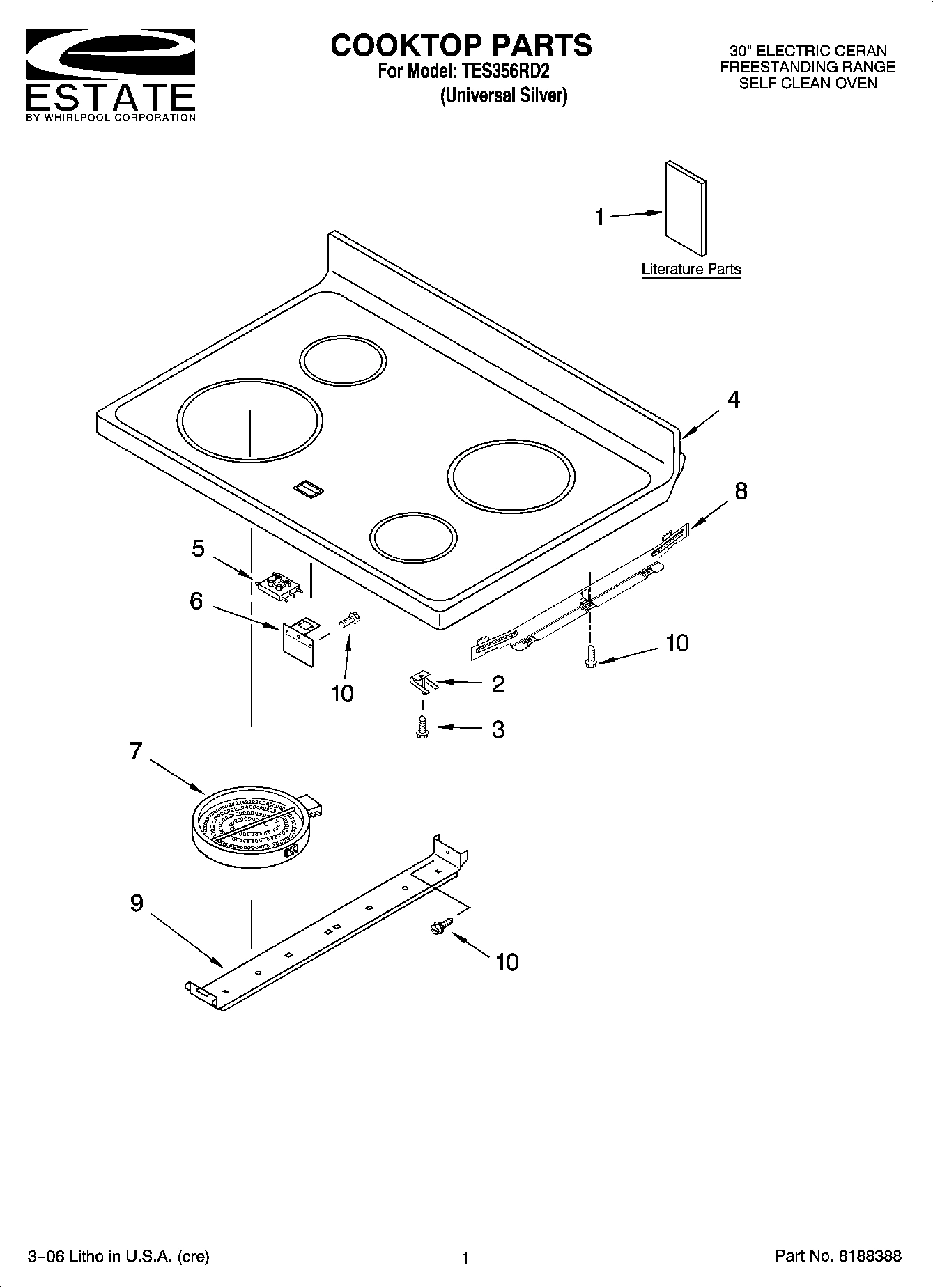01 - COOKTOP PARTS