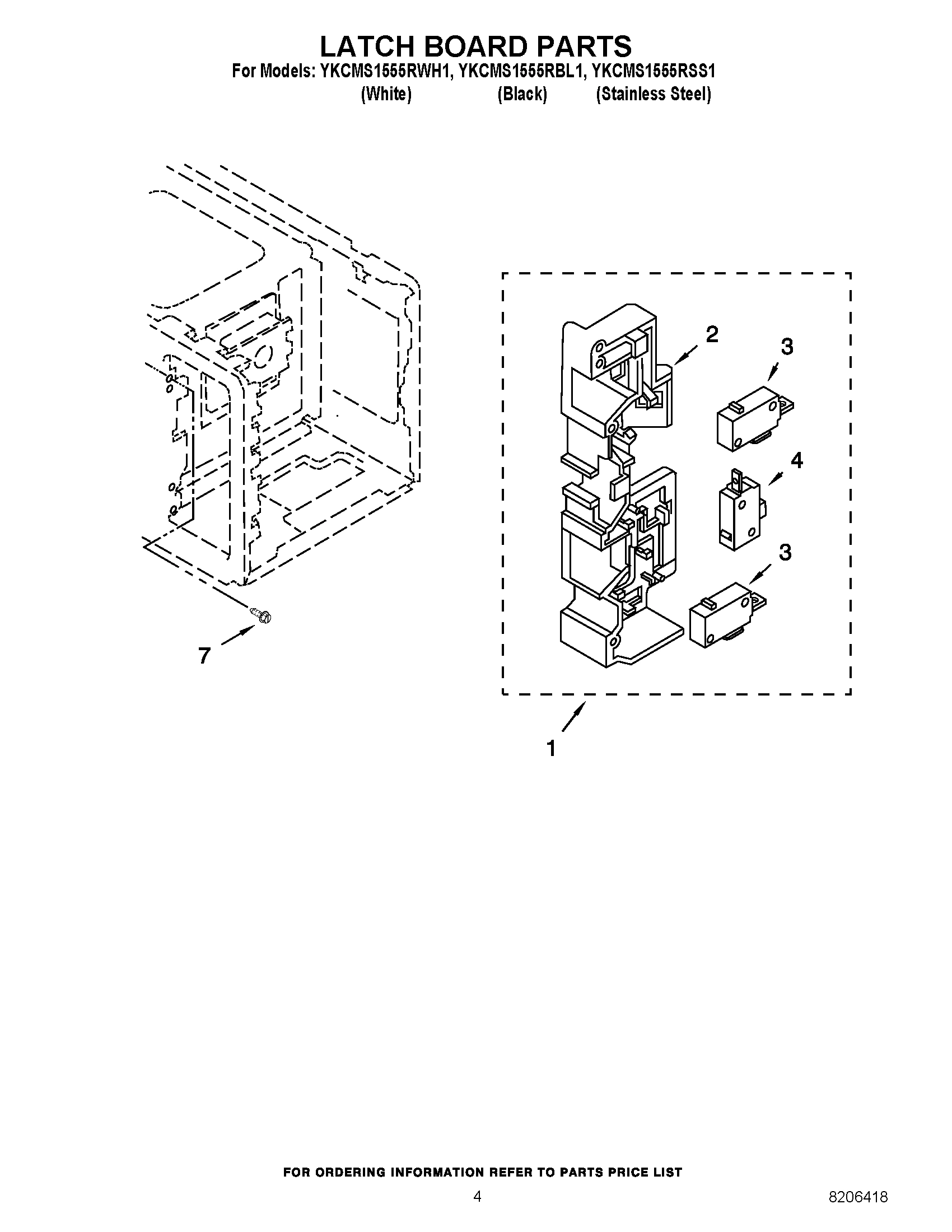 04 - LATCH BOARD PARTS