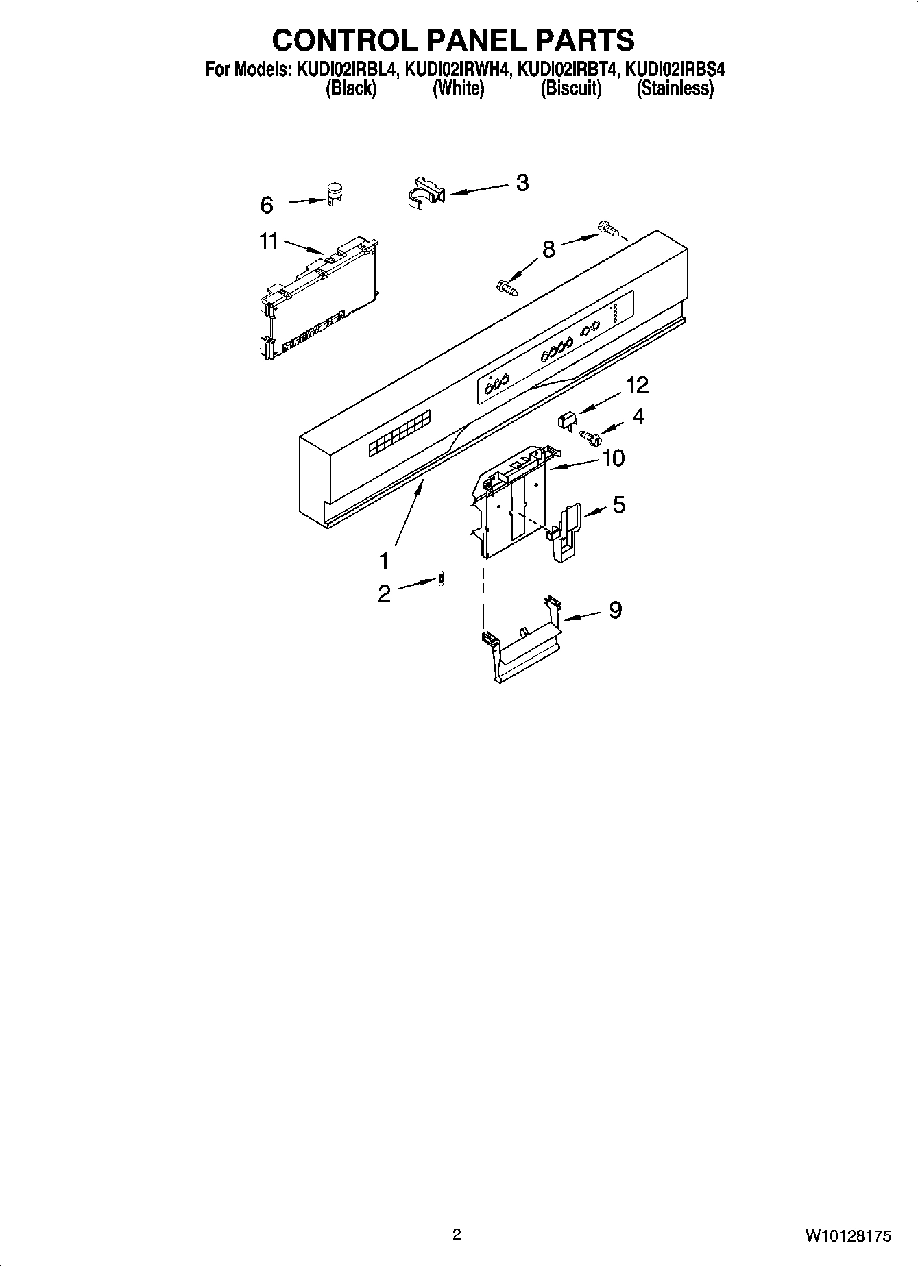 02 - CONTROL PANEL PARTS