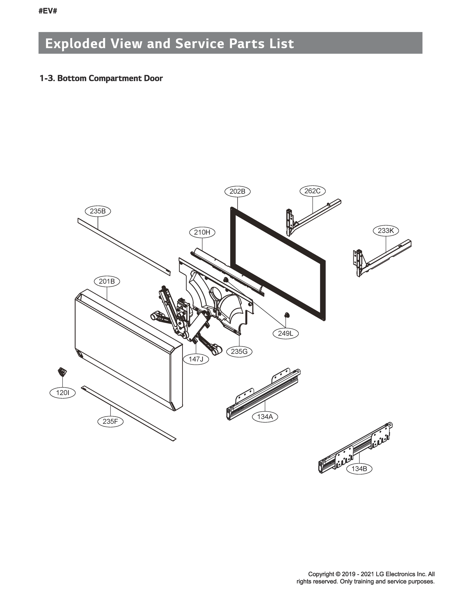 BOTTOM COMPARTMENT DOOR