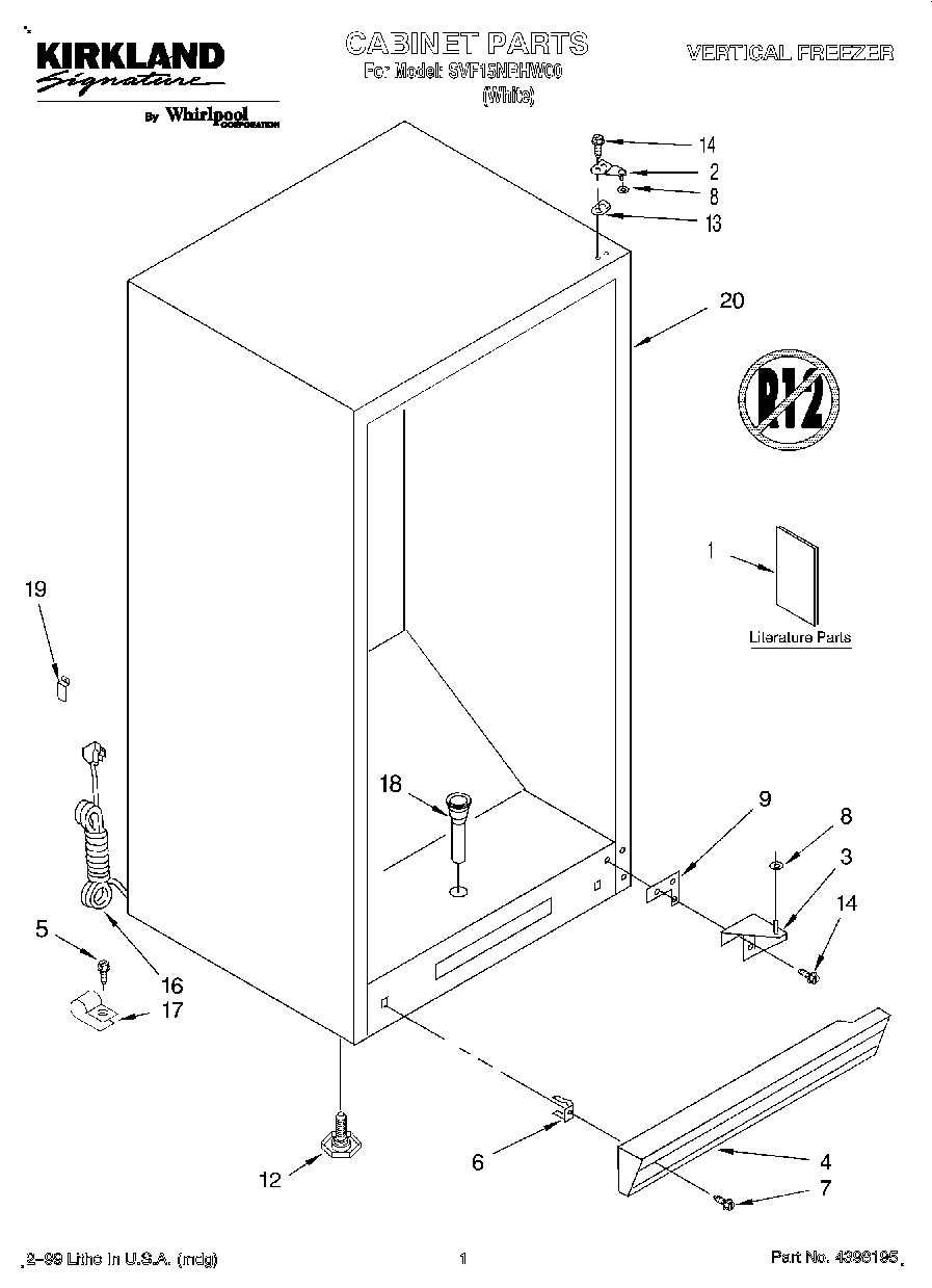 01 - CABINET, LIT/OPTIONAL