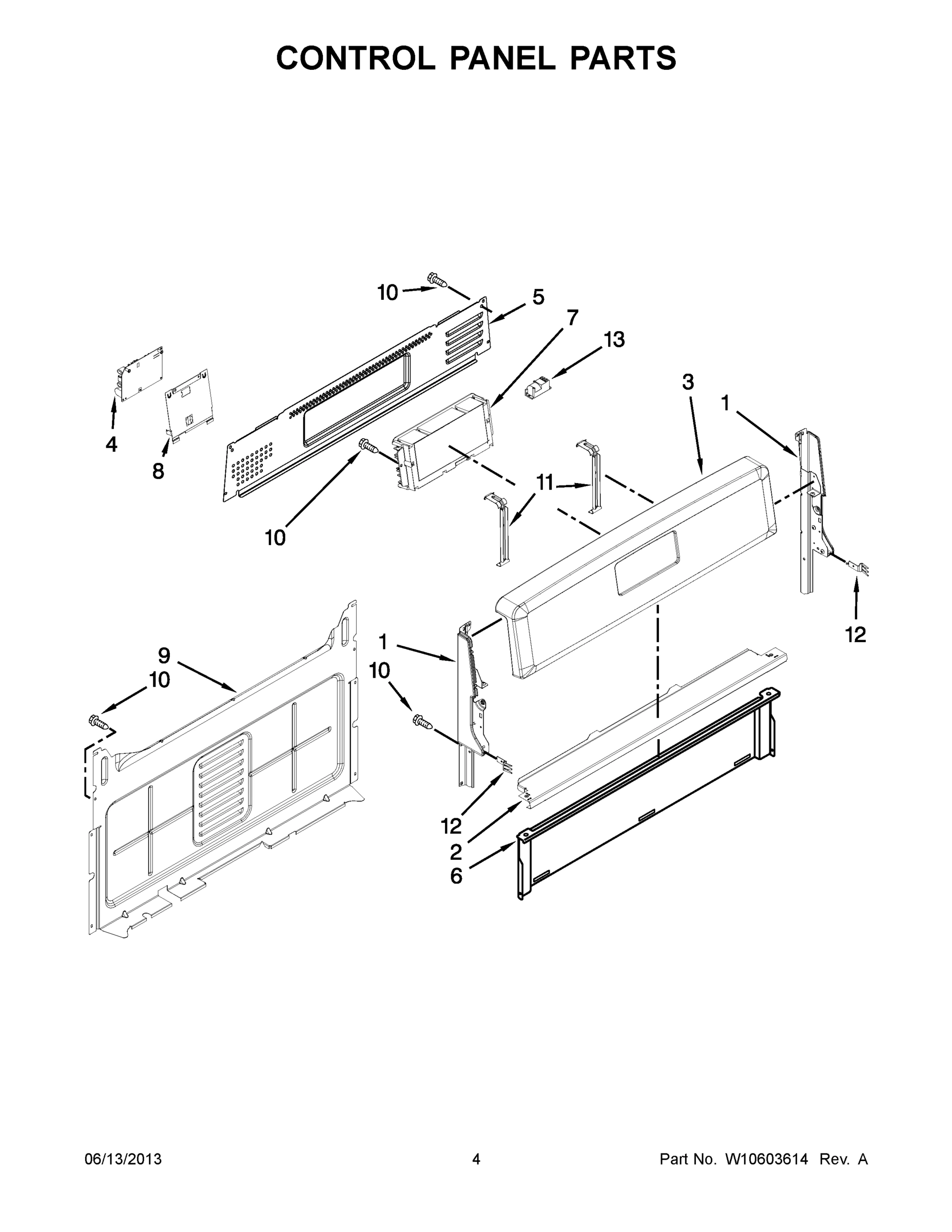 03 - CONTROL PANEL PARTS