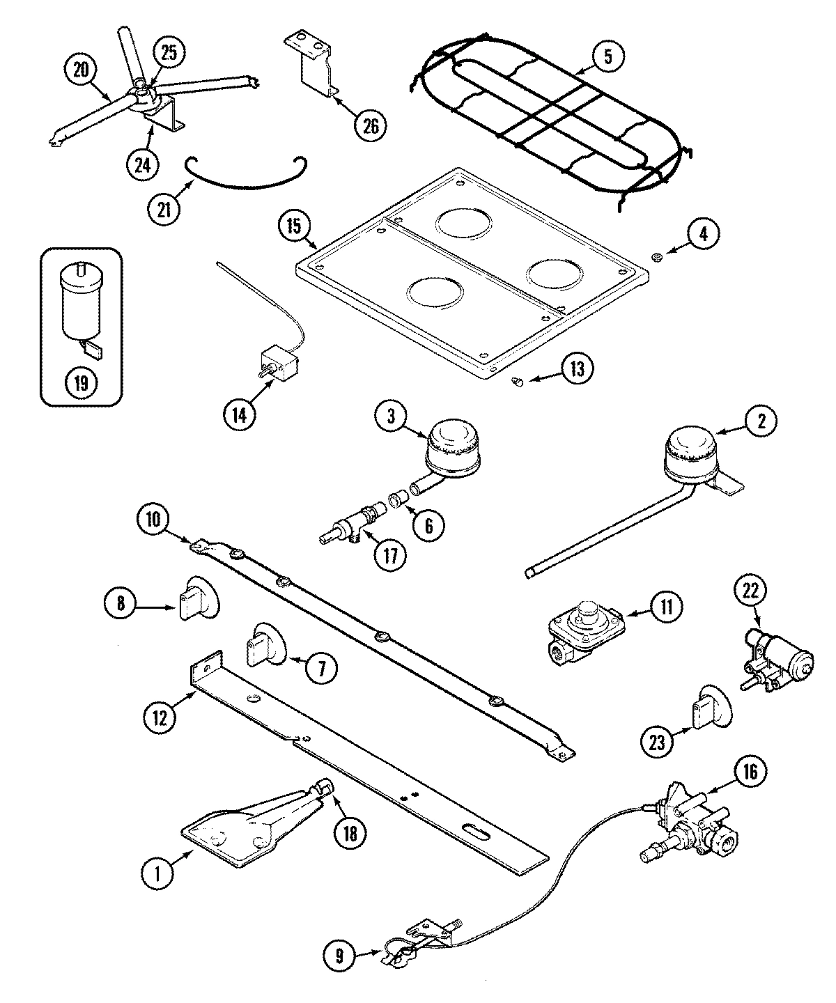 04 - TOP & GAS CONTROLS (SERIES 11)