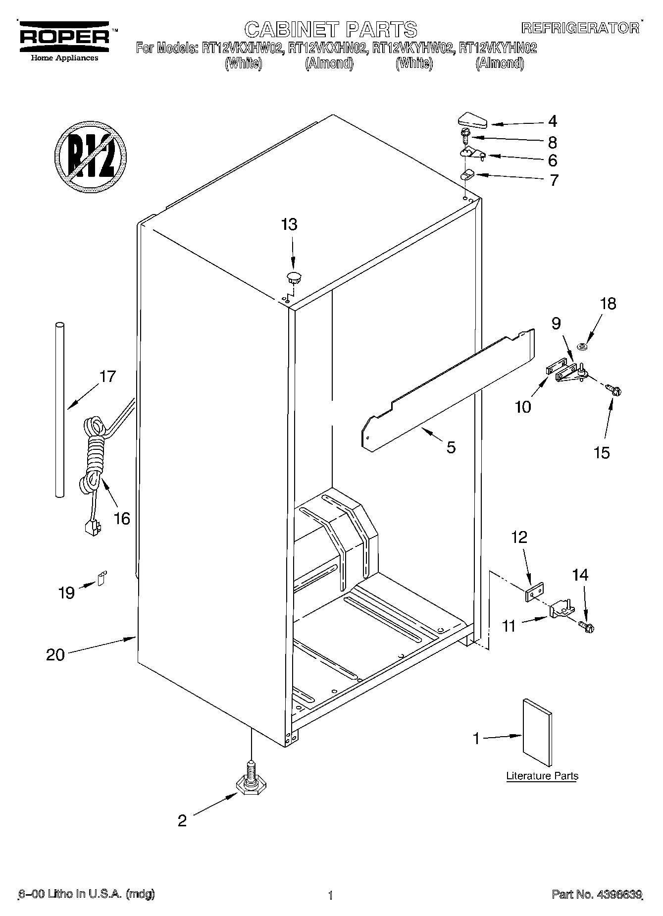 01 - CABINET, LITERATURE