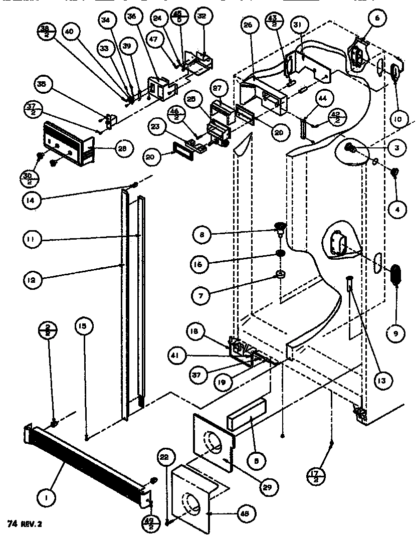 02 - CONTROLS & CABINET (REF/FRZ)