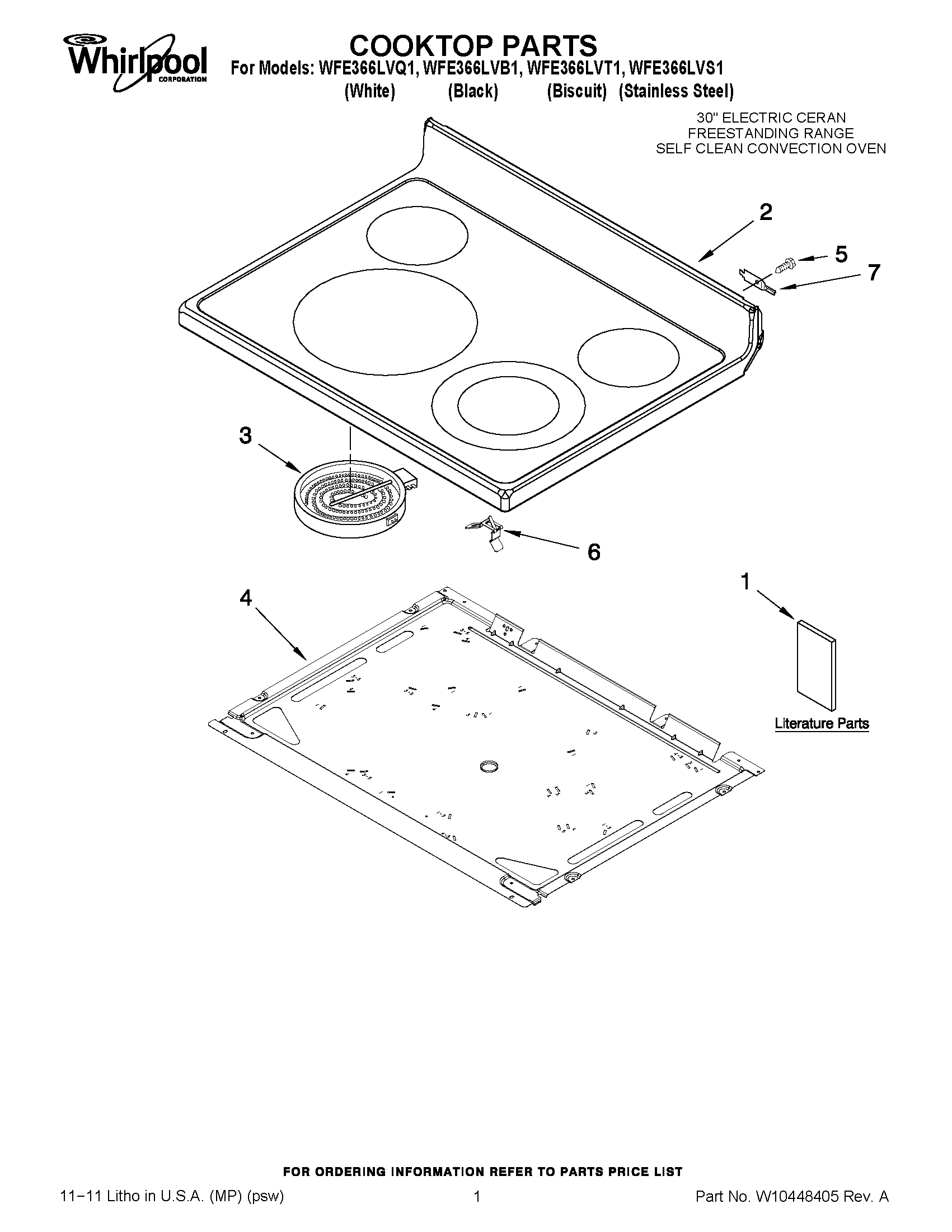 01 - COOKTOP PARTS