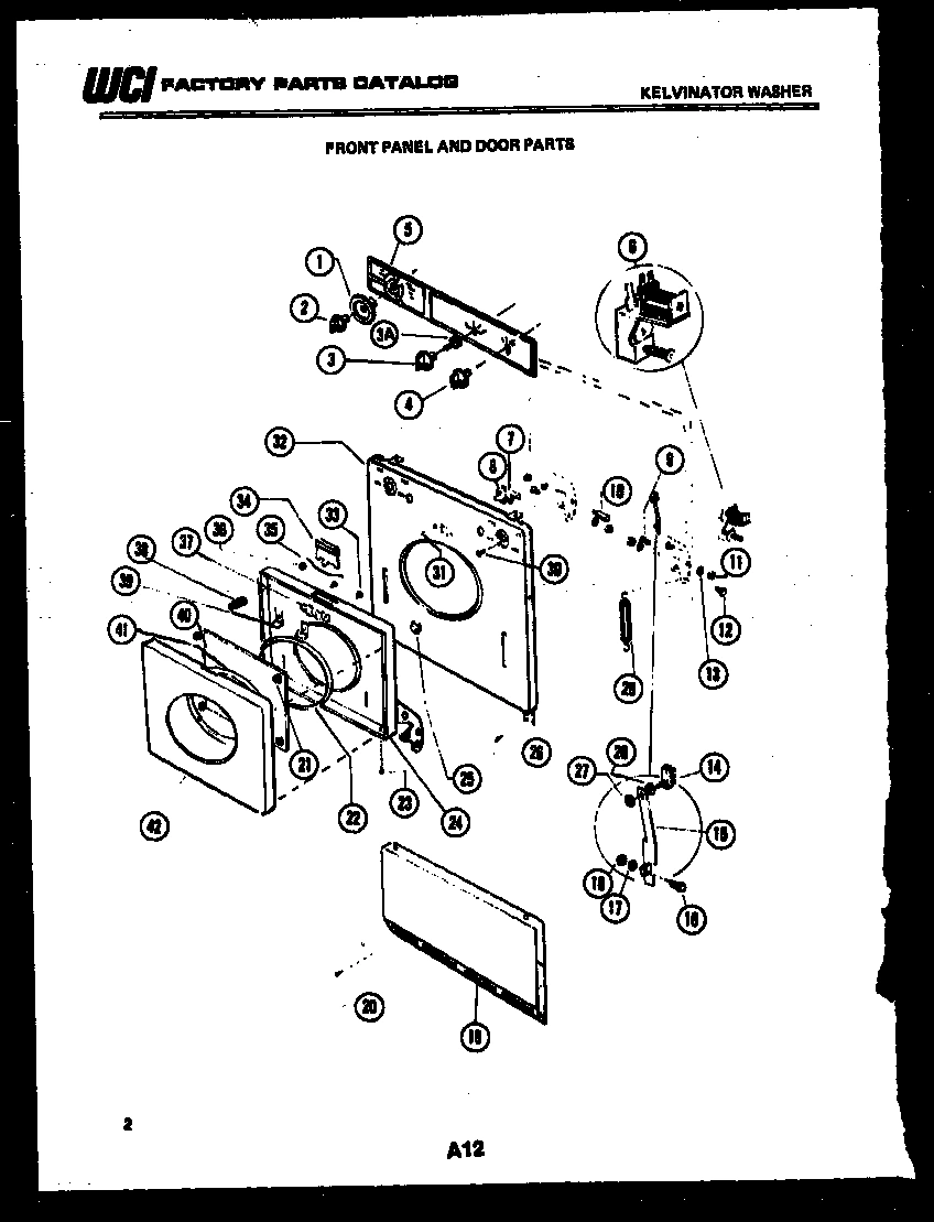 02 - FRONT PANEL AND DOOR PARTS