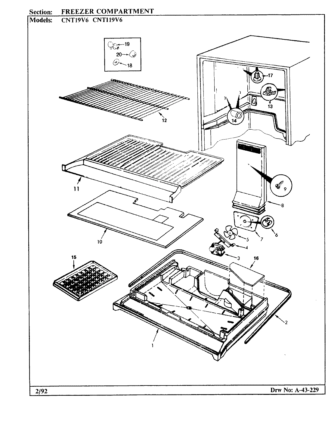 01 - FREEZER COMPARTMENT