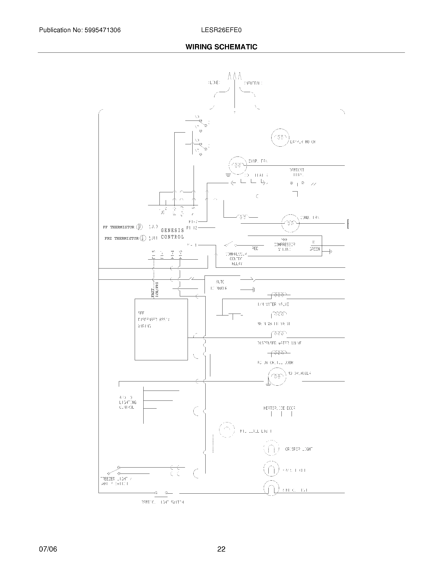 22 - WIRING SCHEMATIC