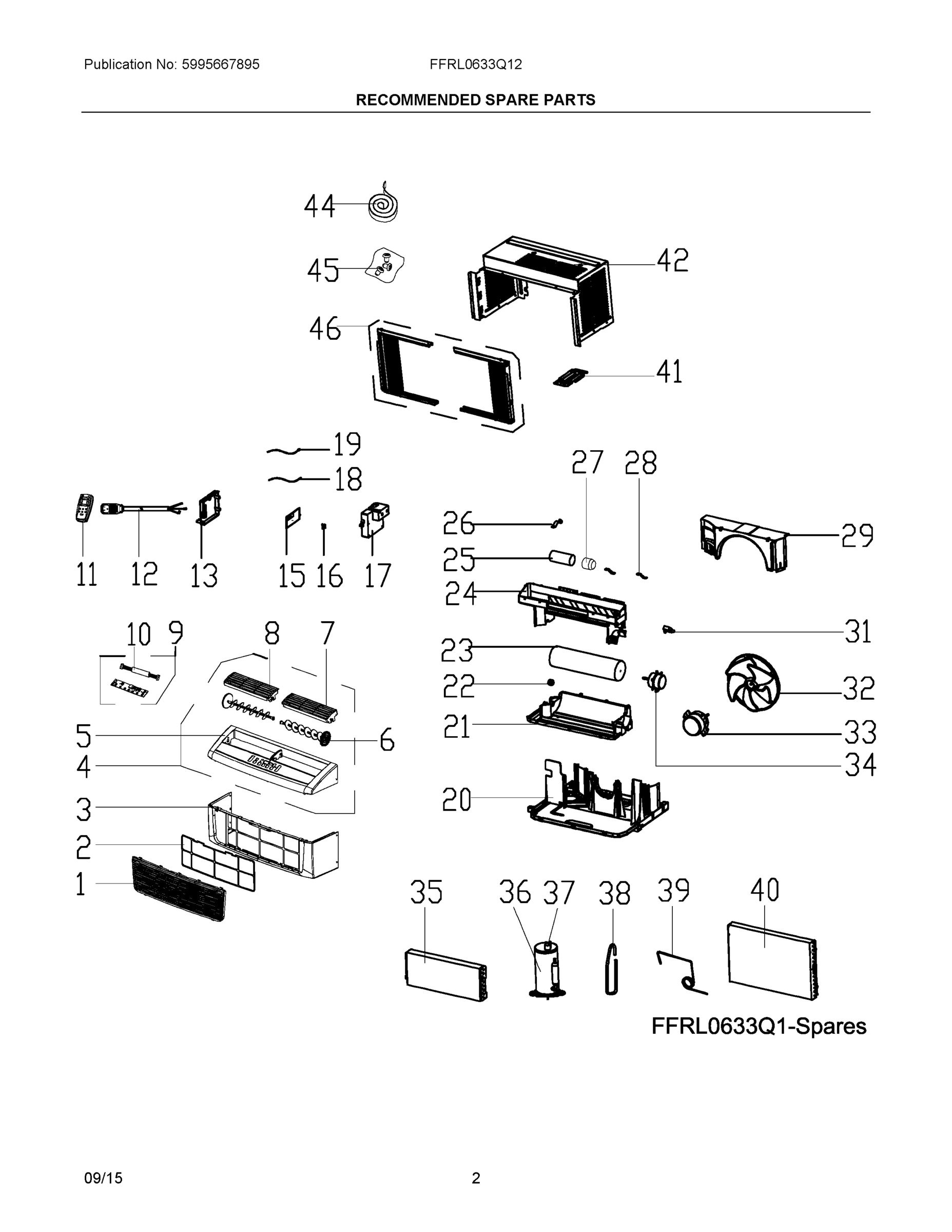02 - RECOMMENDED SPARE PARTS