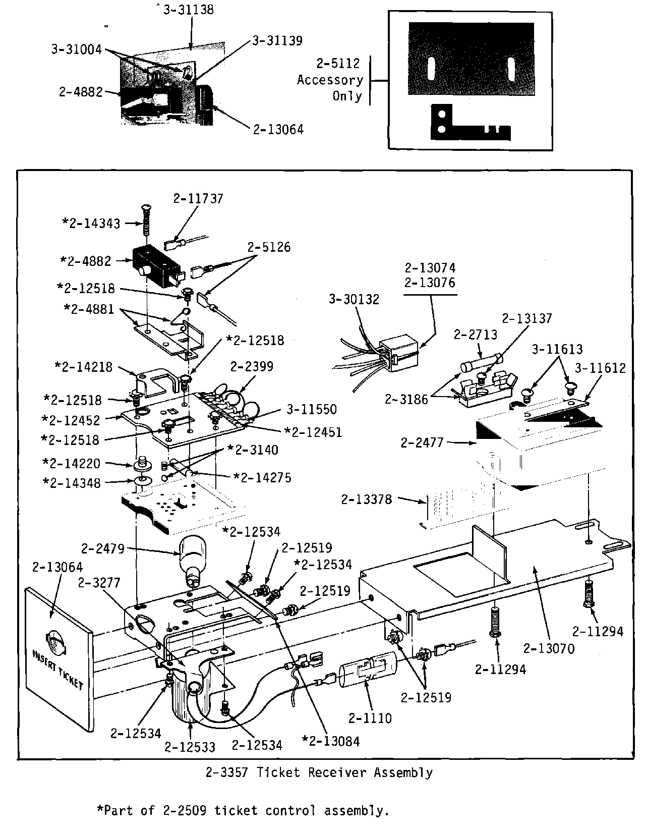 09 - TICKET RECEIVER ASSEMBLY CT