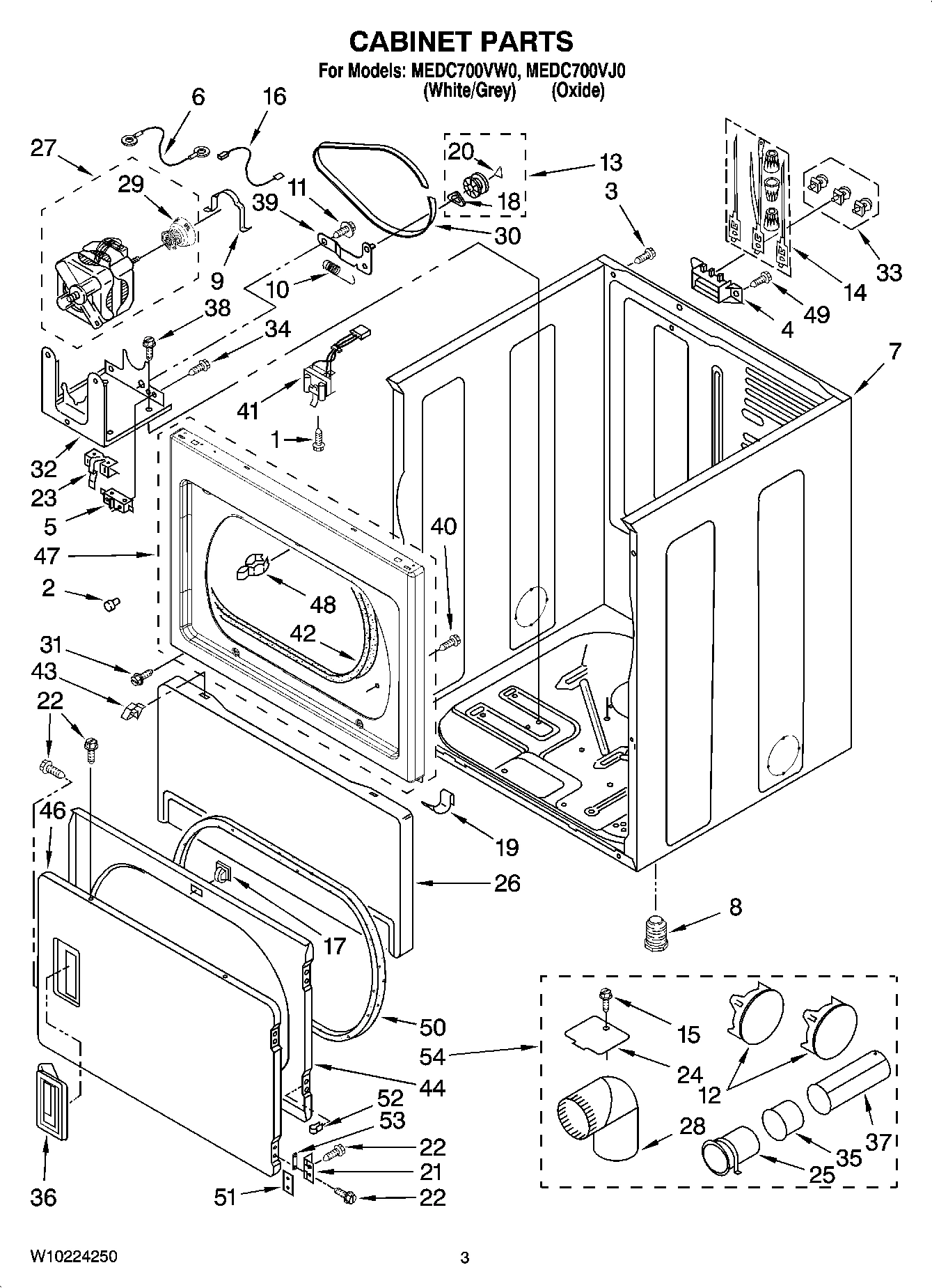 02 - CABINET PARTS