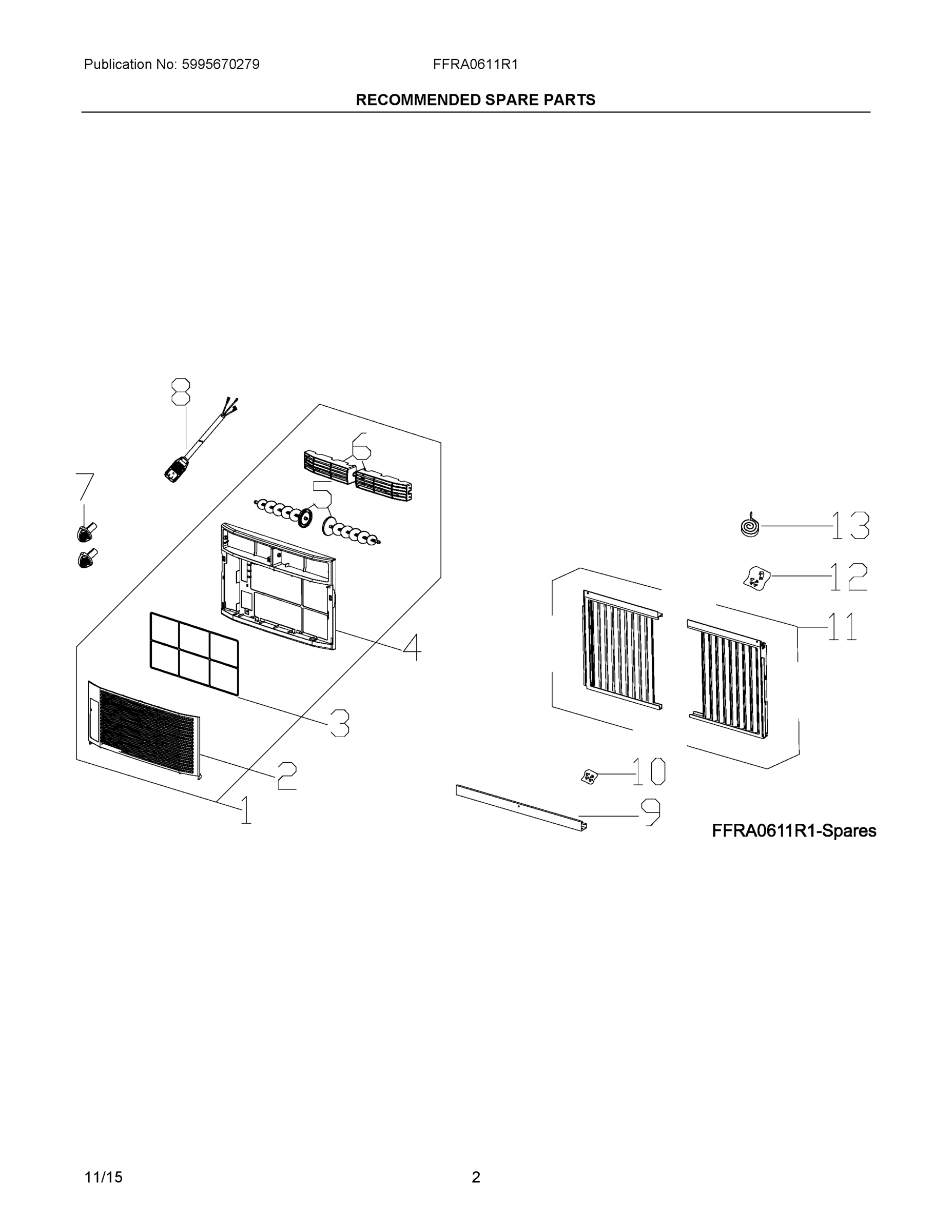 02 - RECOMMENDED SPARE PARTS