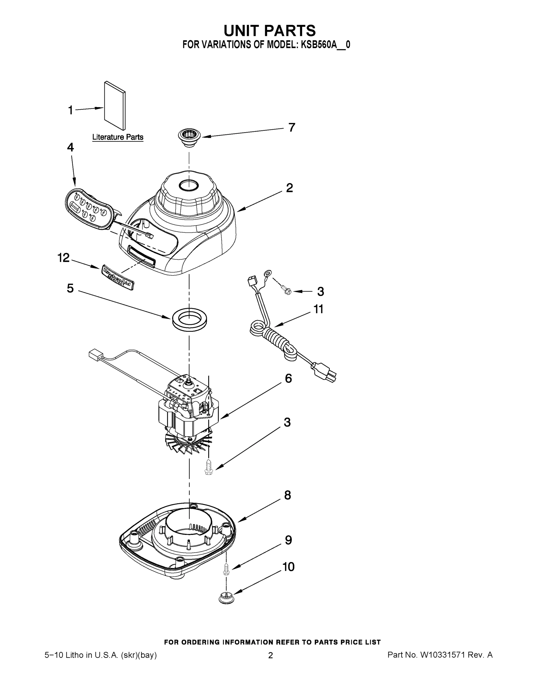 01 - UNIT PARTS