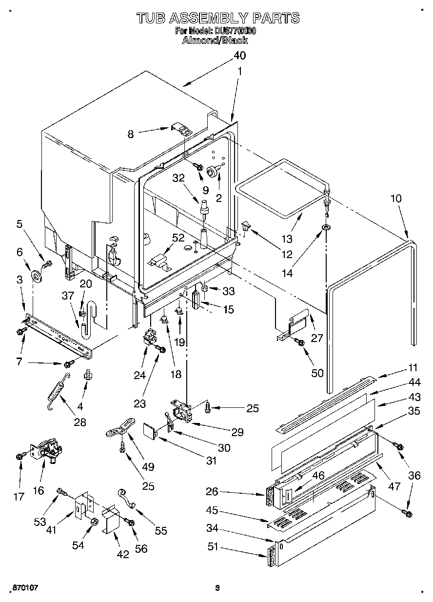 03 - TUB ASSEMBLY