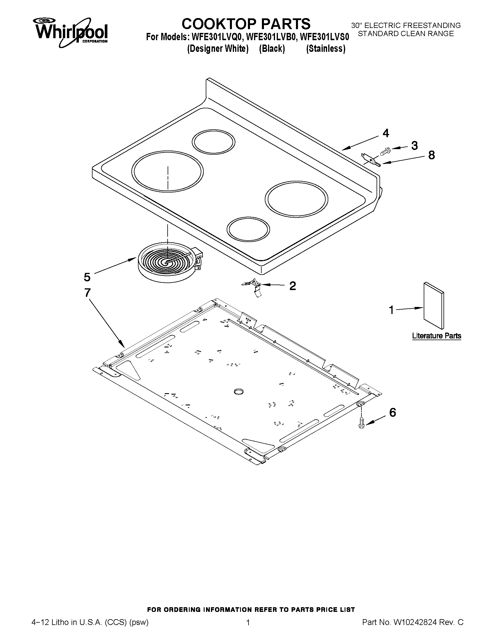 01 - COOKTOP PARTS