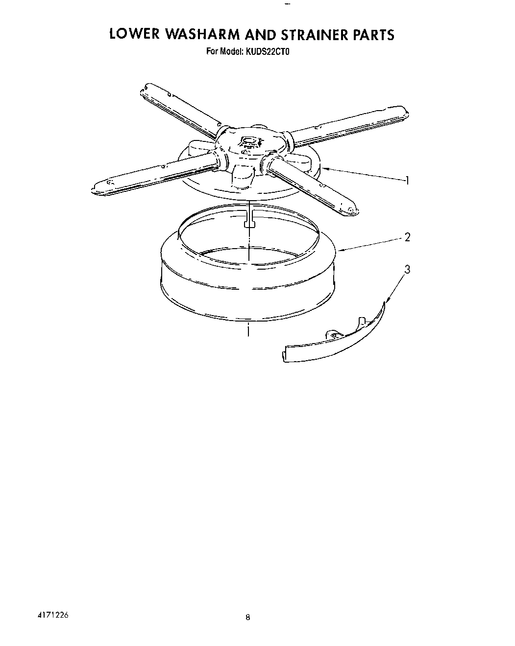 06 - LOWER WASHARM AND STRAINER