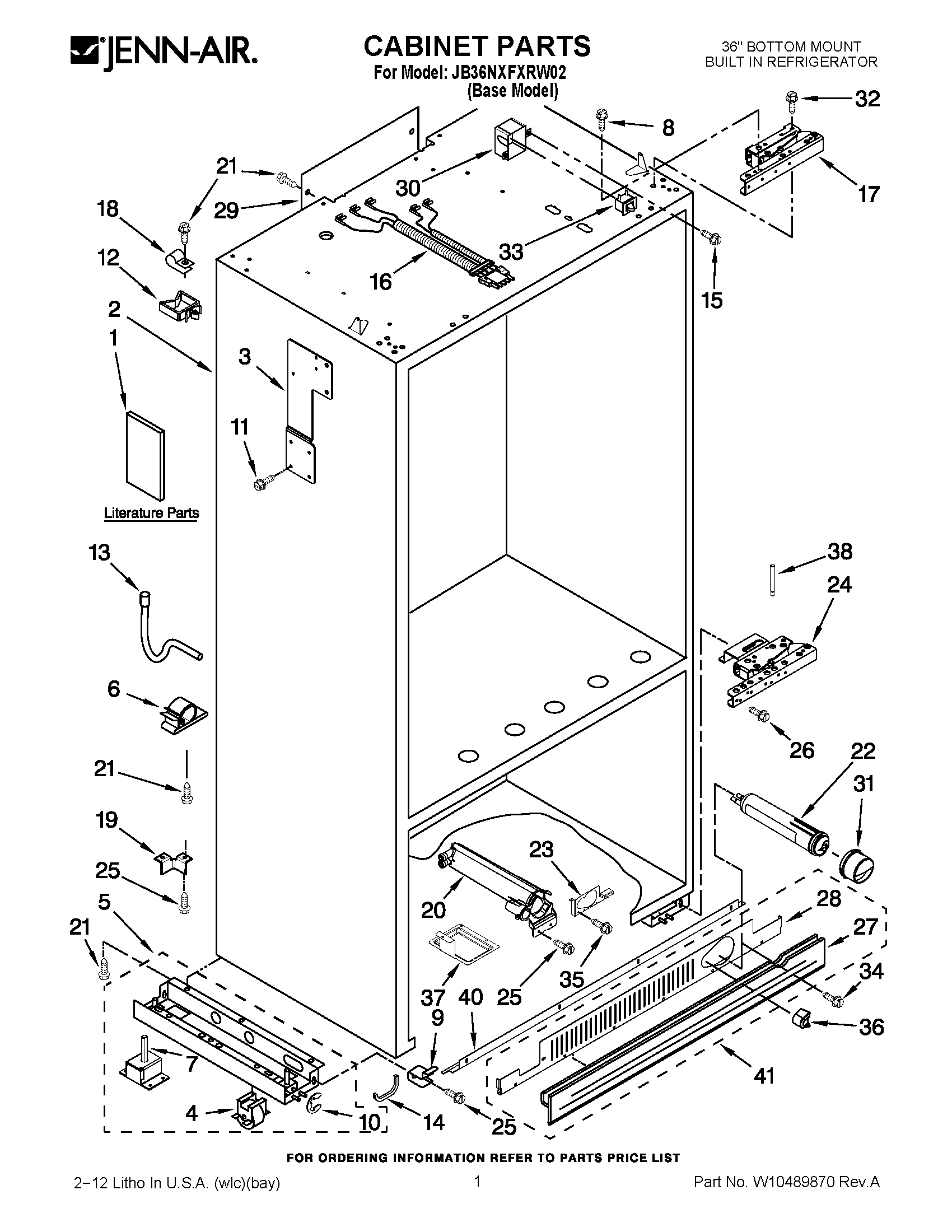 01 - CABINET PARTS
