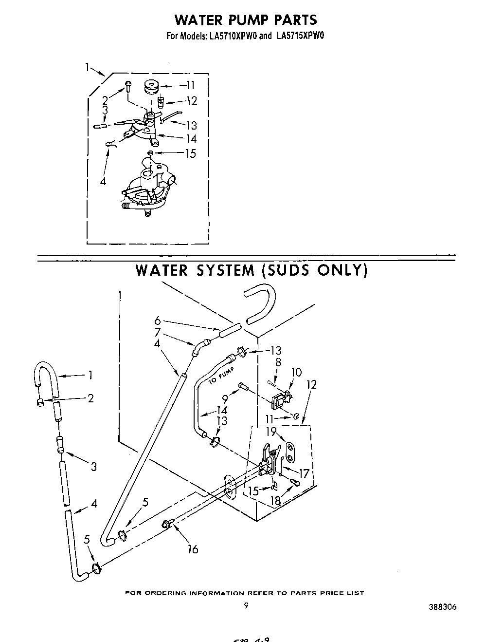 06 - WATER PUMP , WATER SYSTEM (SUDS ONLY)