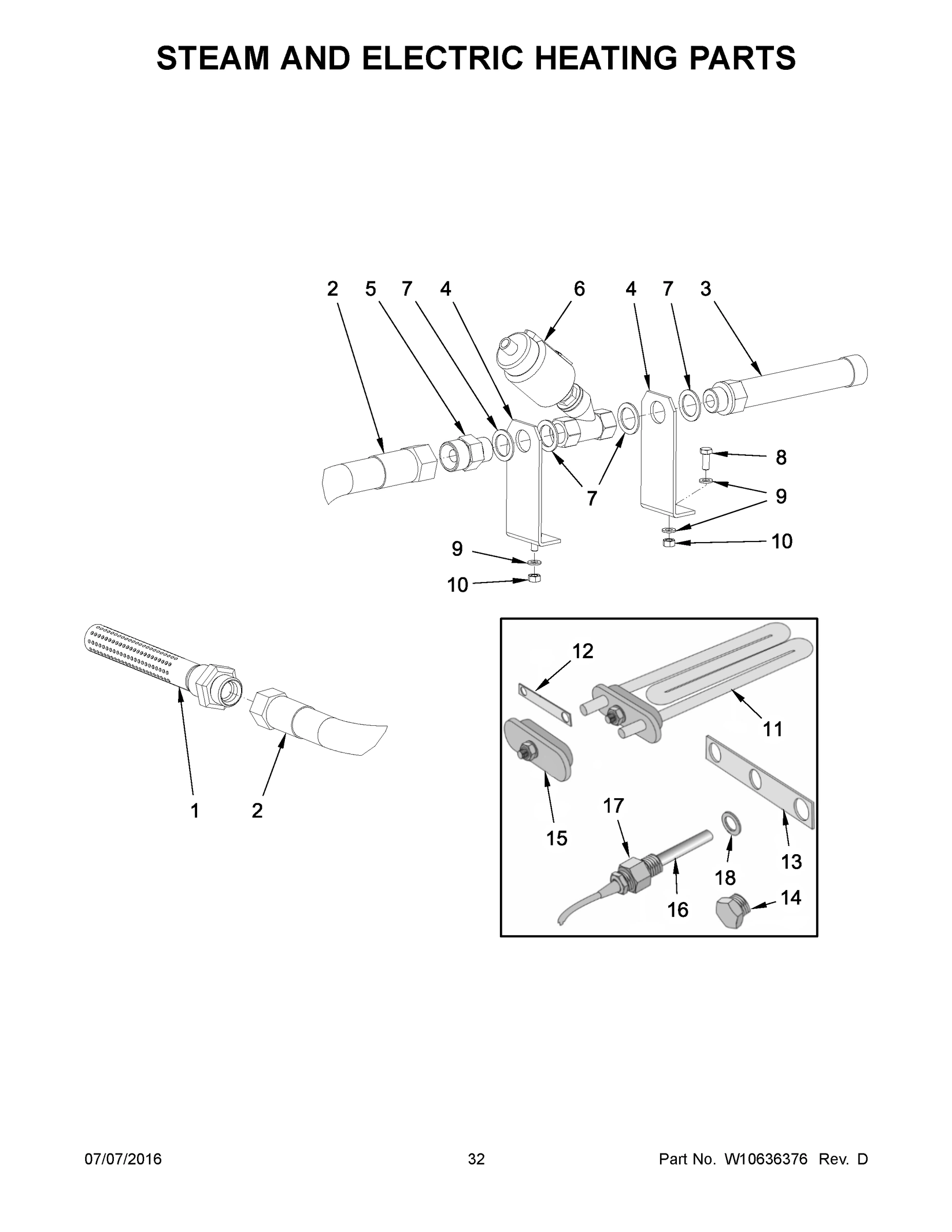 17 - STEAM AND ELECTRIC HEATING PARTS