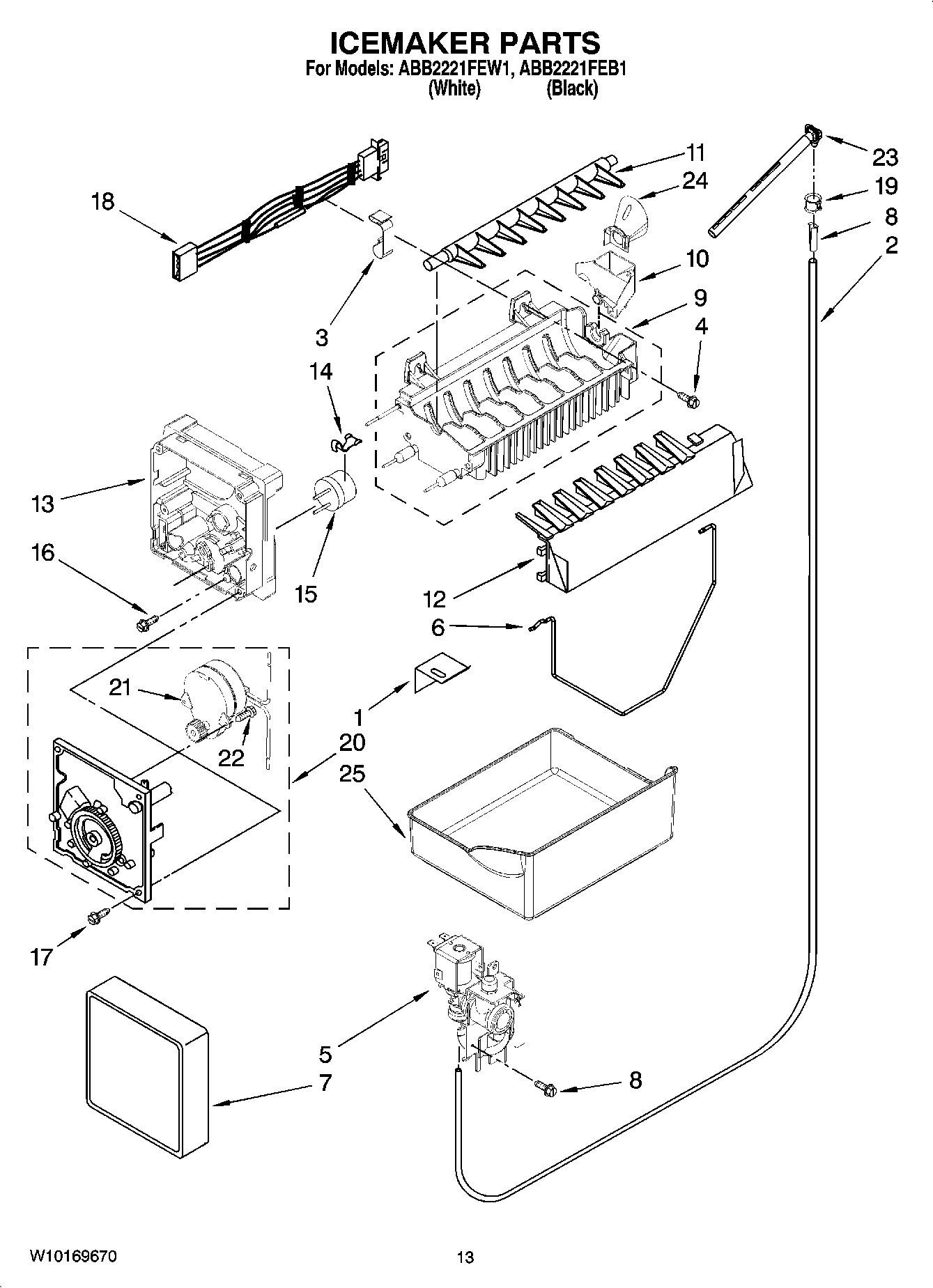 08 - ICEMAKER PARTS, OPTIONAL PARTS