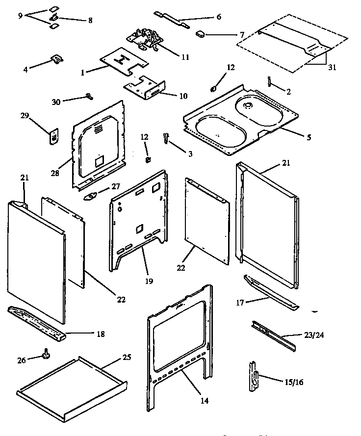 02 - CABINET ASSY