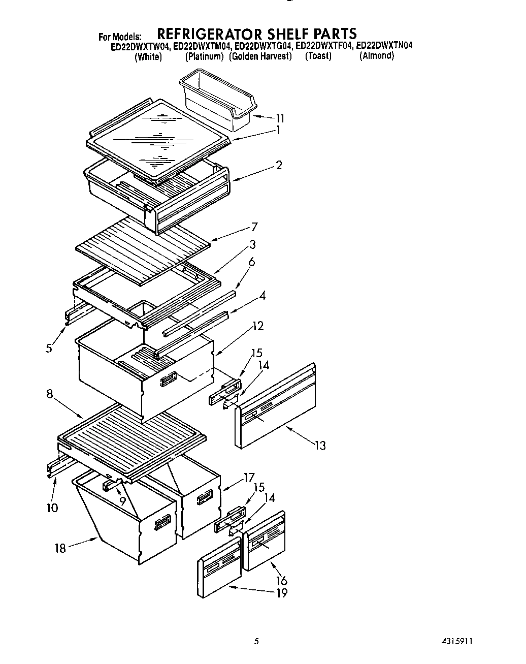 04 - REFRIGERATOR SHELF
