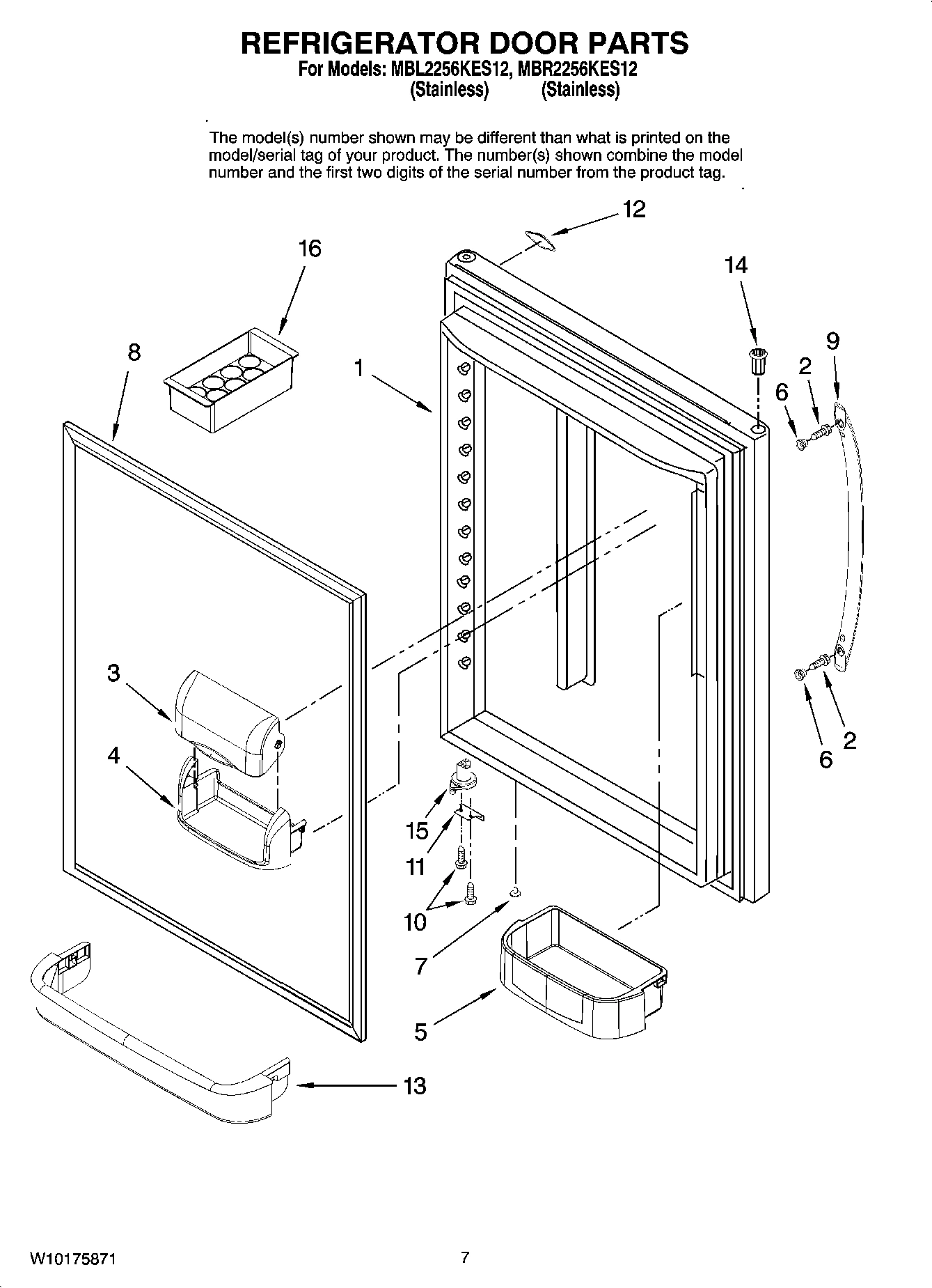 05 - REFRIGERATOR DOOR PARTS