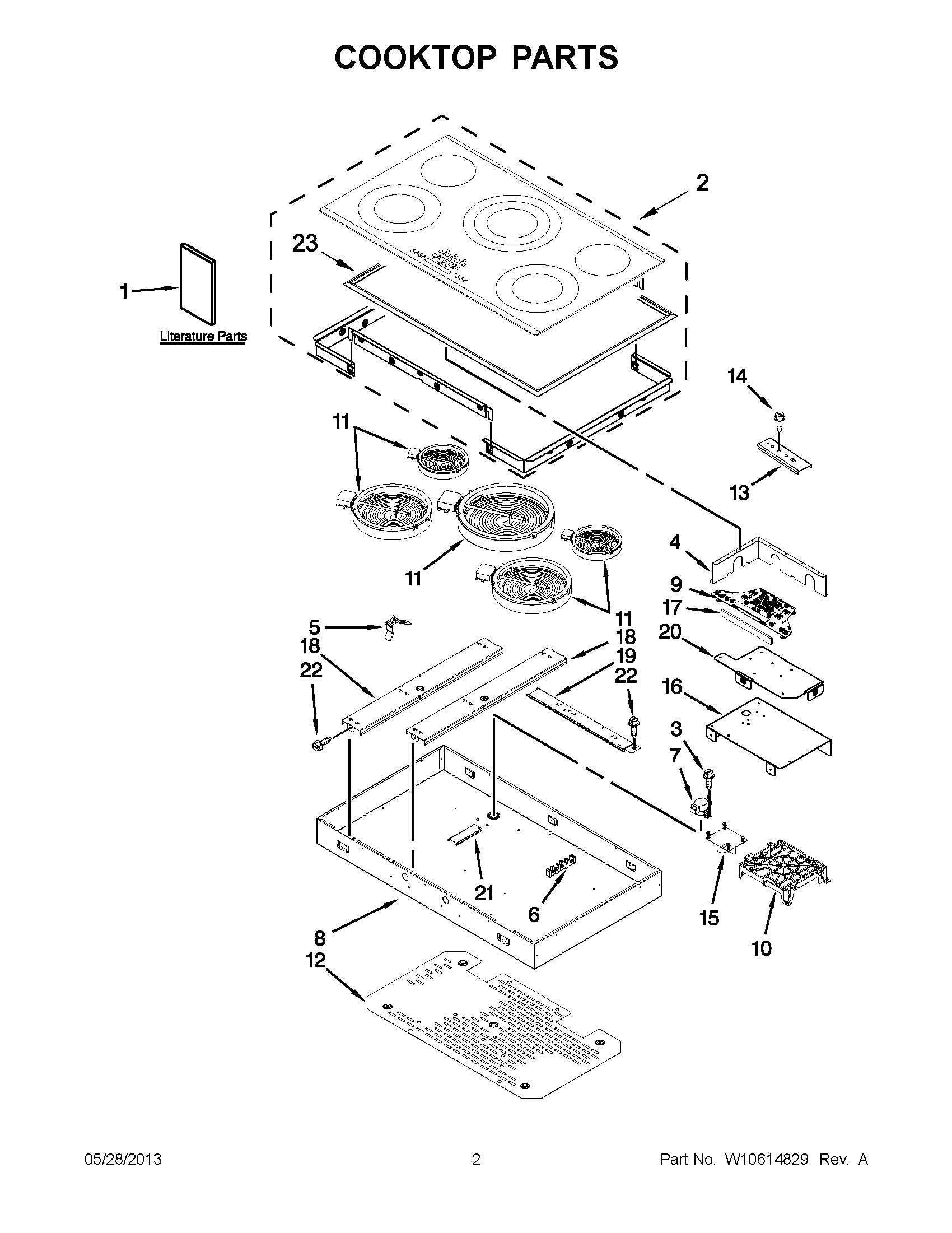 01 - COOKTOP PARTS