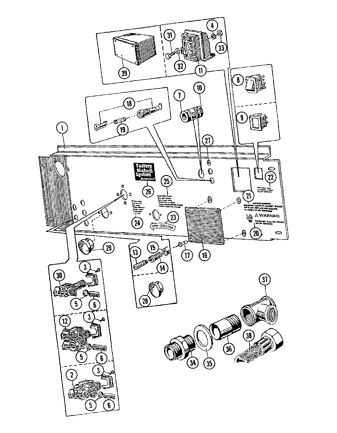 04 - WATER VALVE & REAR PANEL