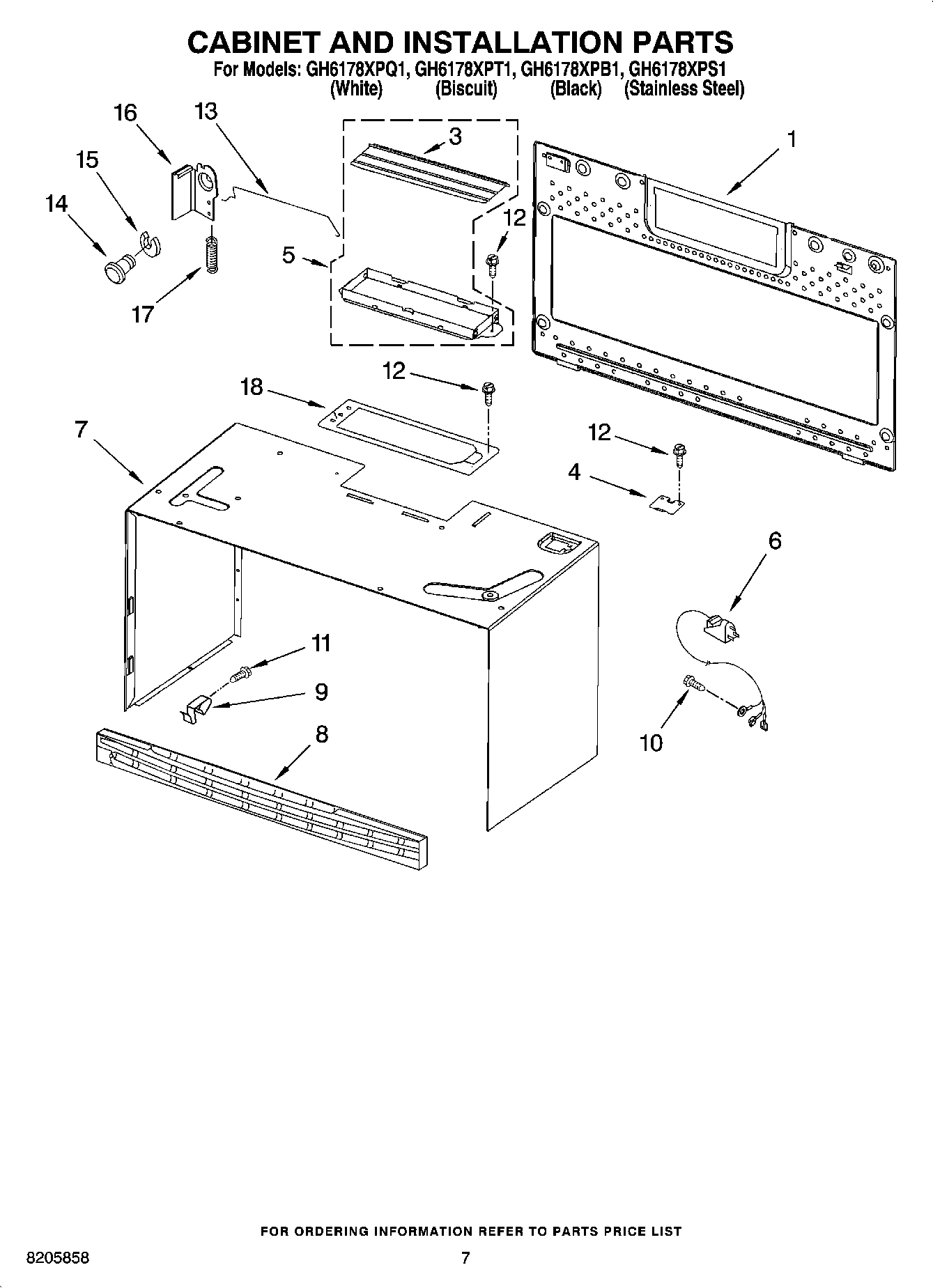 06 - CABINET AND INSTALLATION PARTS