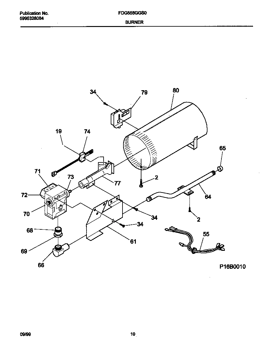 06 - P16B0010 BURNER,VALVE