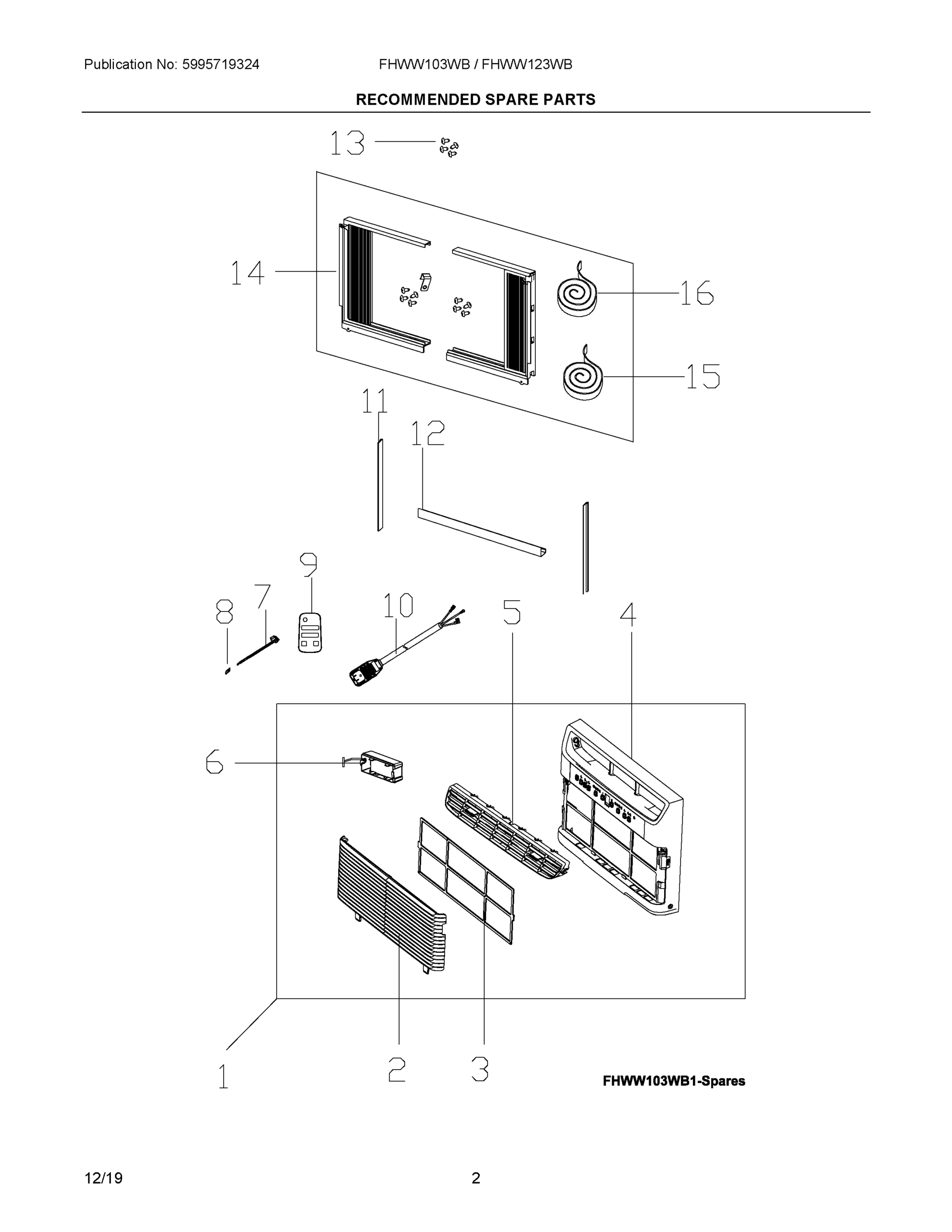 02 - RECOMMENDED SPARE PARTS