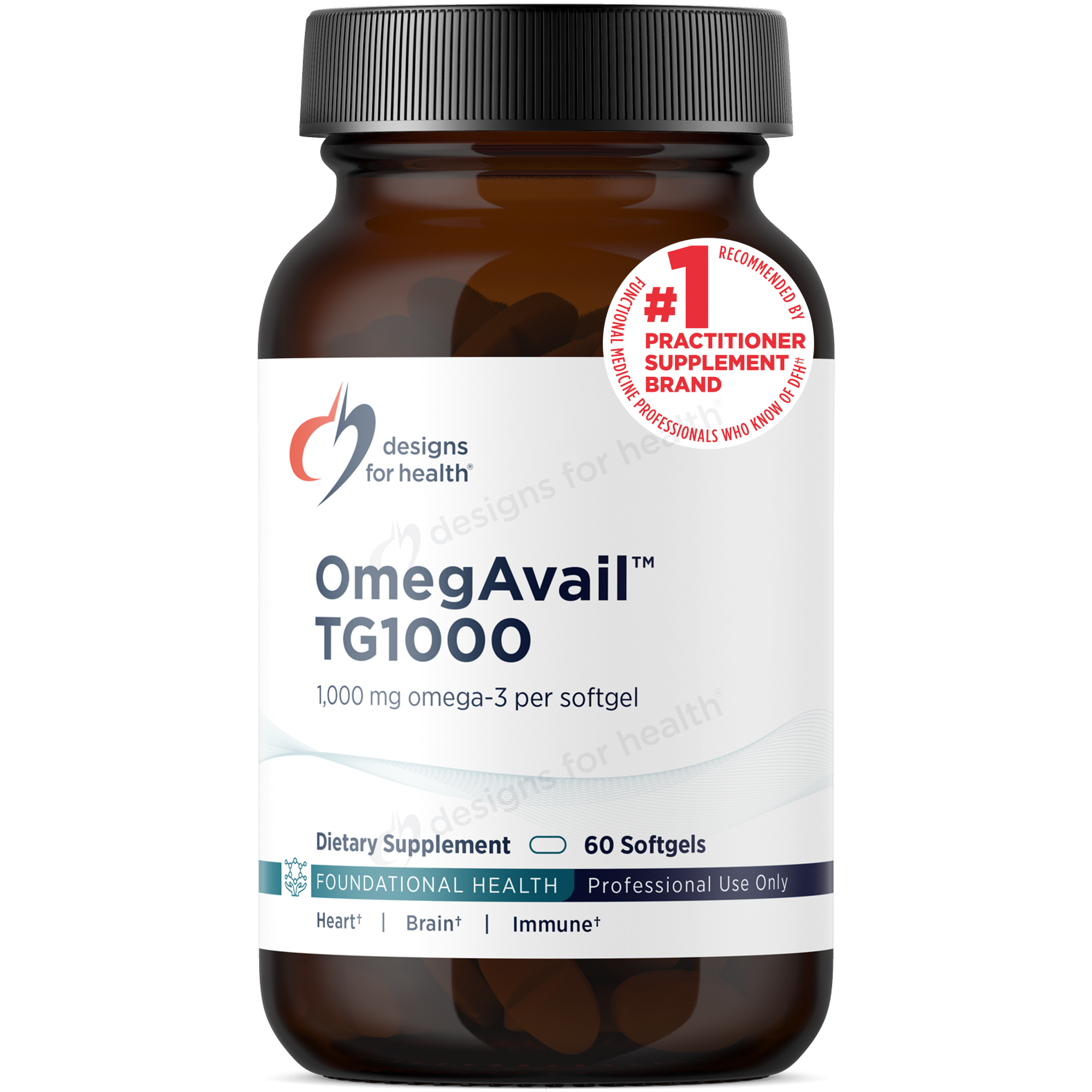 Omegavail 1000TG Designs for Health supplement