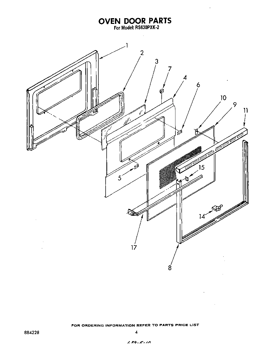 03 - OVEN DOOR, LITERATURE AND OPTIONAL