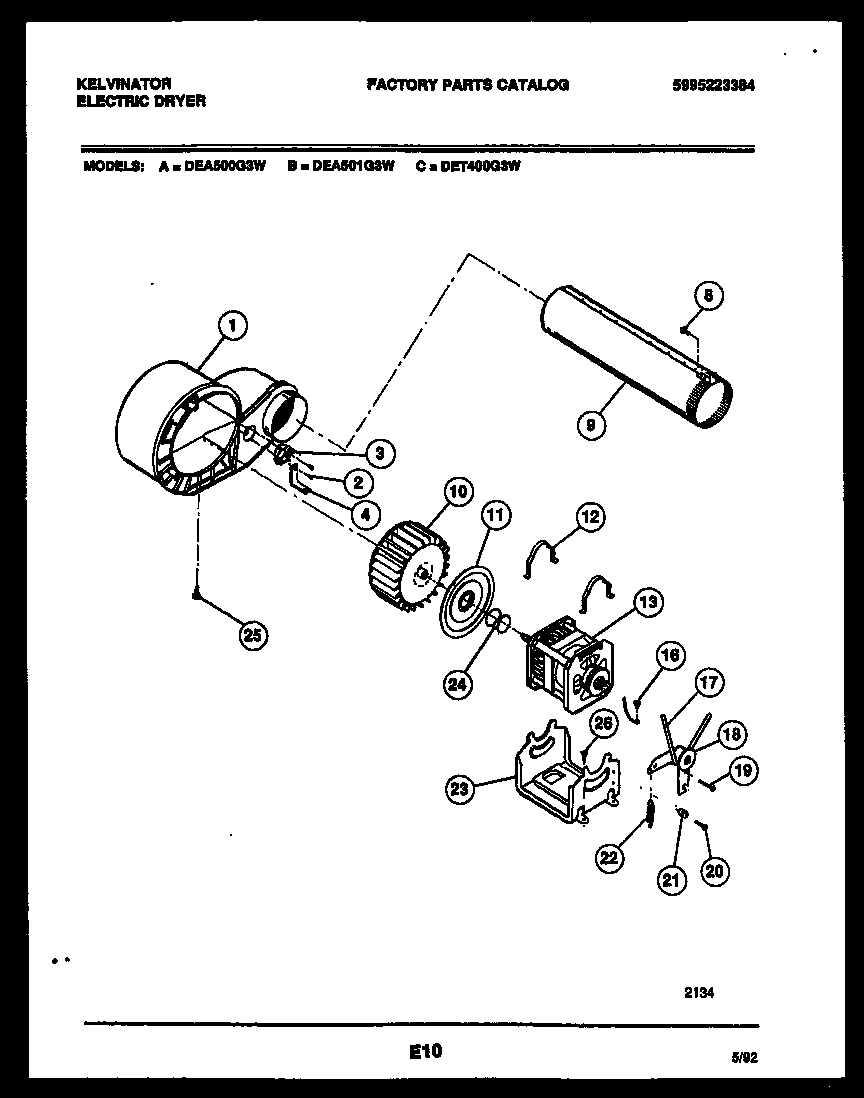 05 - MOTOR AND BLOWER PARTS