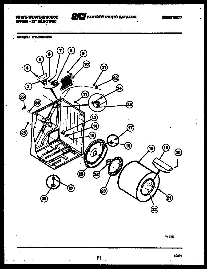 02 - CABINET AND COMPONENT PARTS