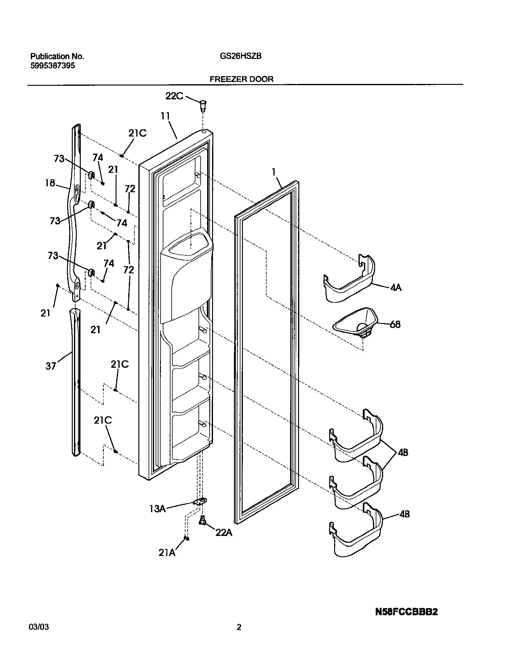 03 - FREEZER DOOR