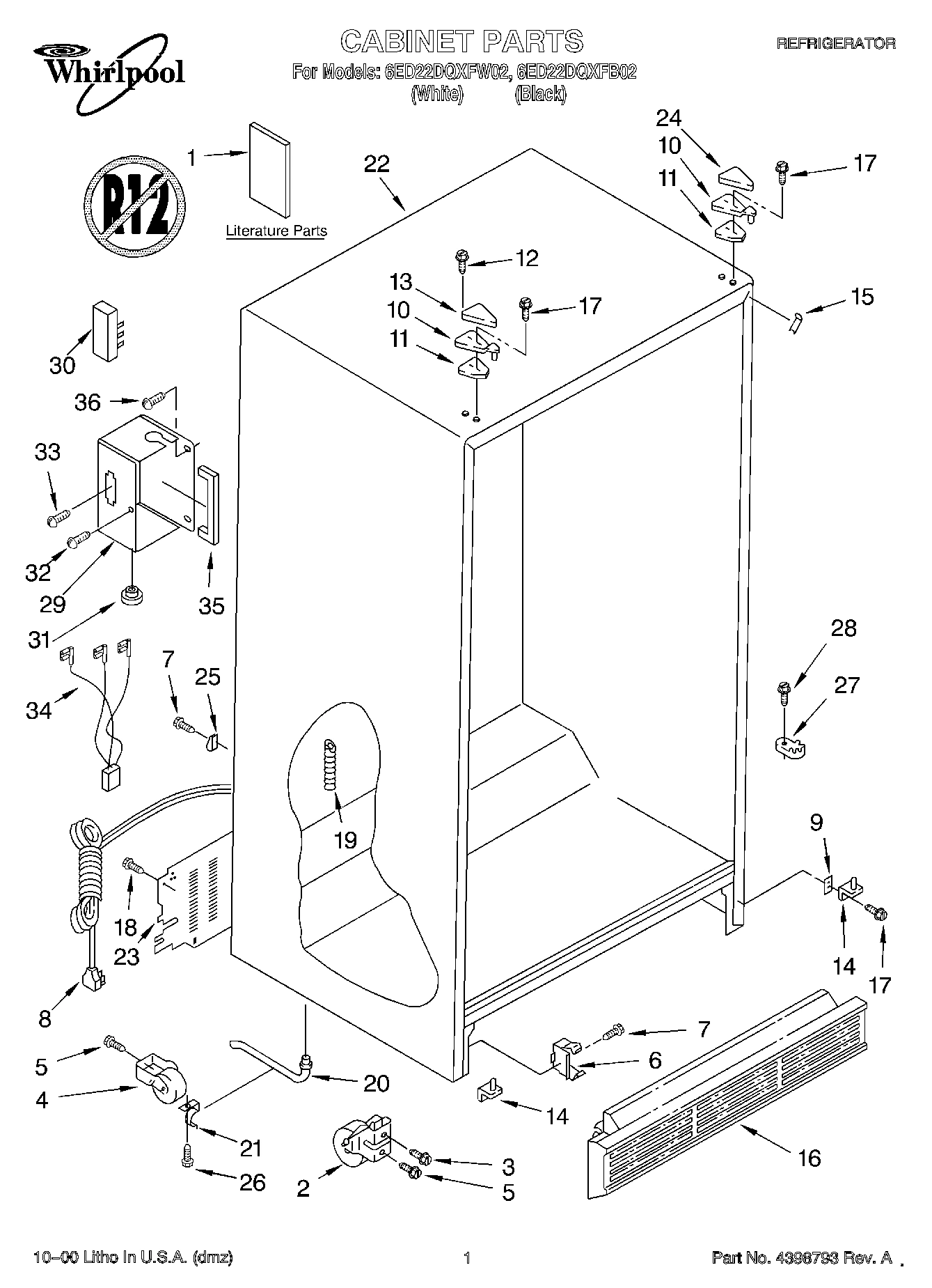 01 - CABINET, LITERATURE