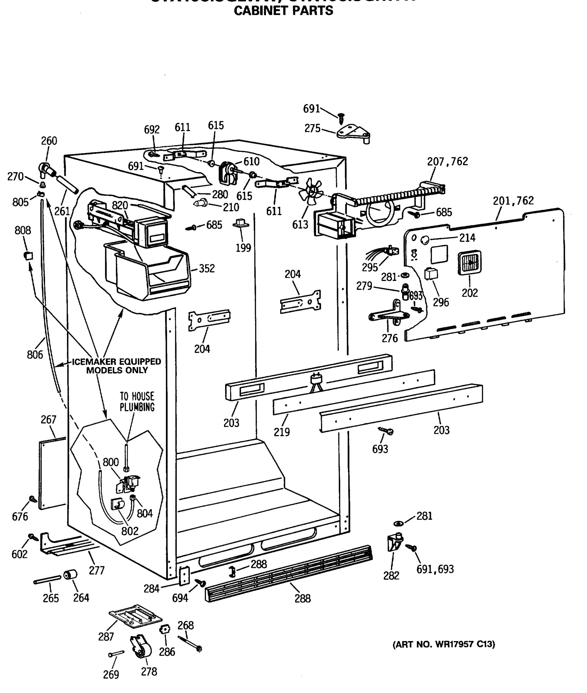 CABINET PARTS