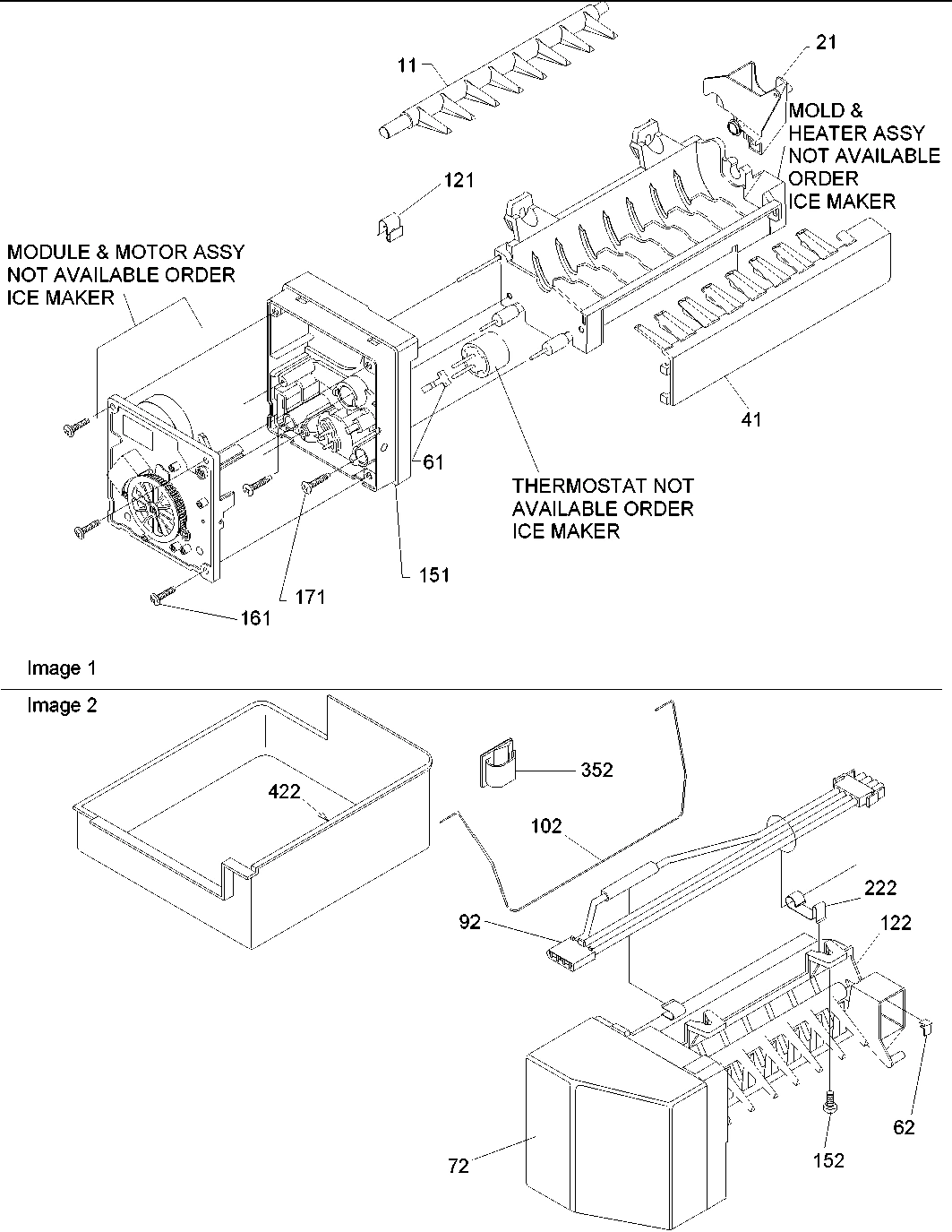 06 - Ice Maker Assy & Parts