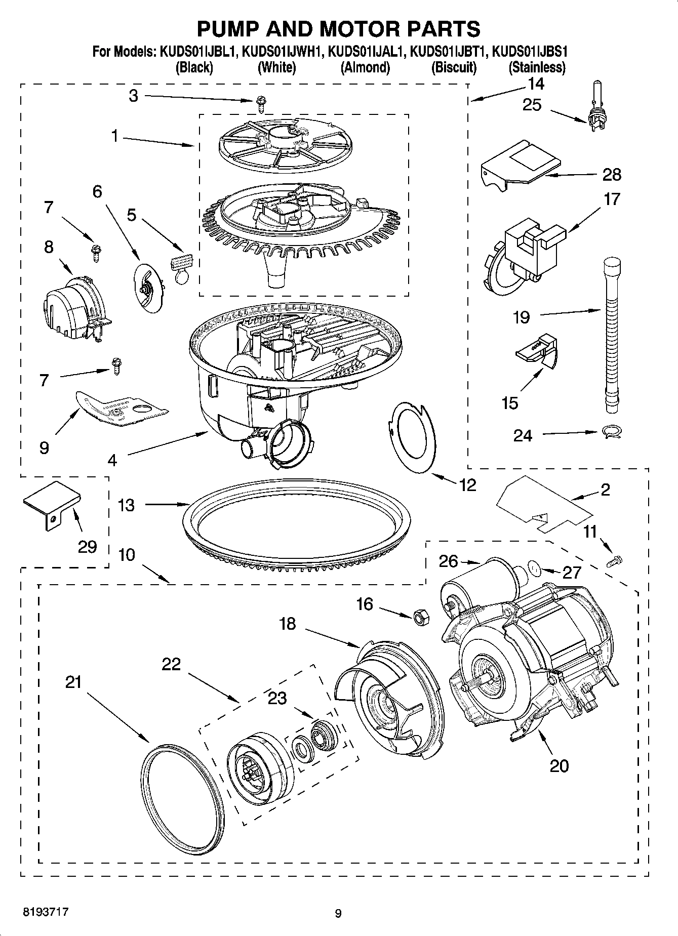 08 - PUMP AND MOTOR PARTS