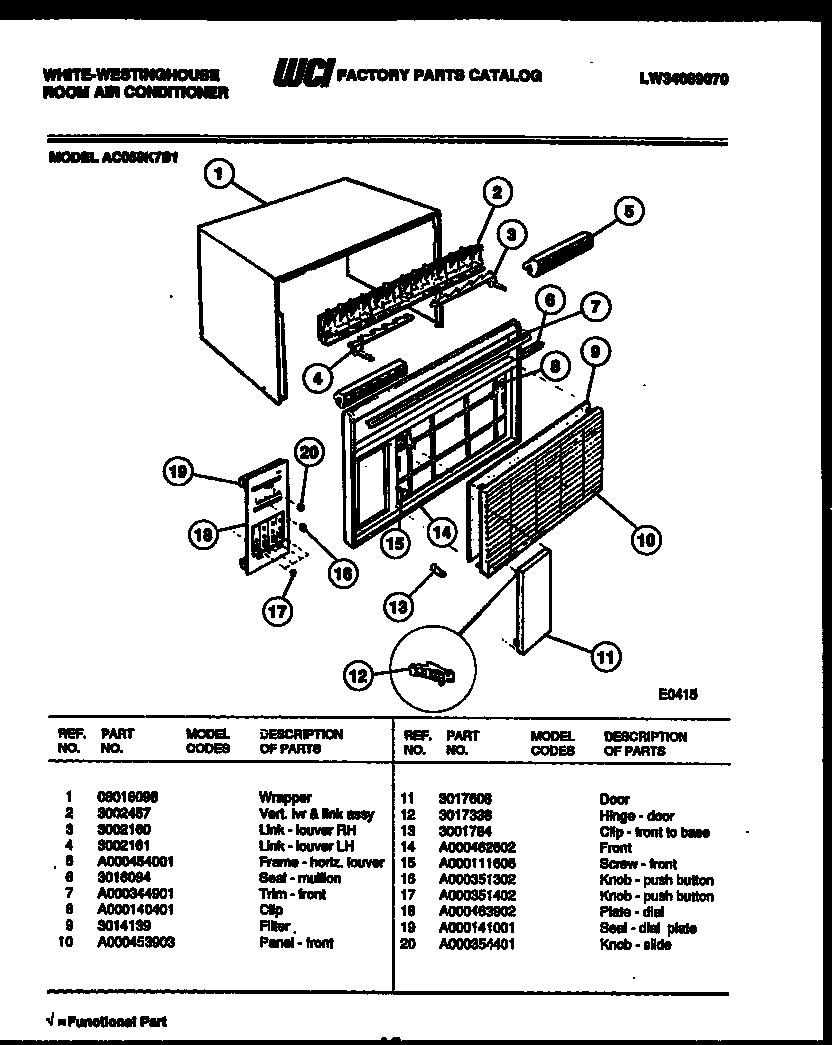 02 - CABINET PARTS